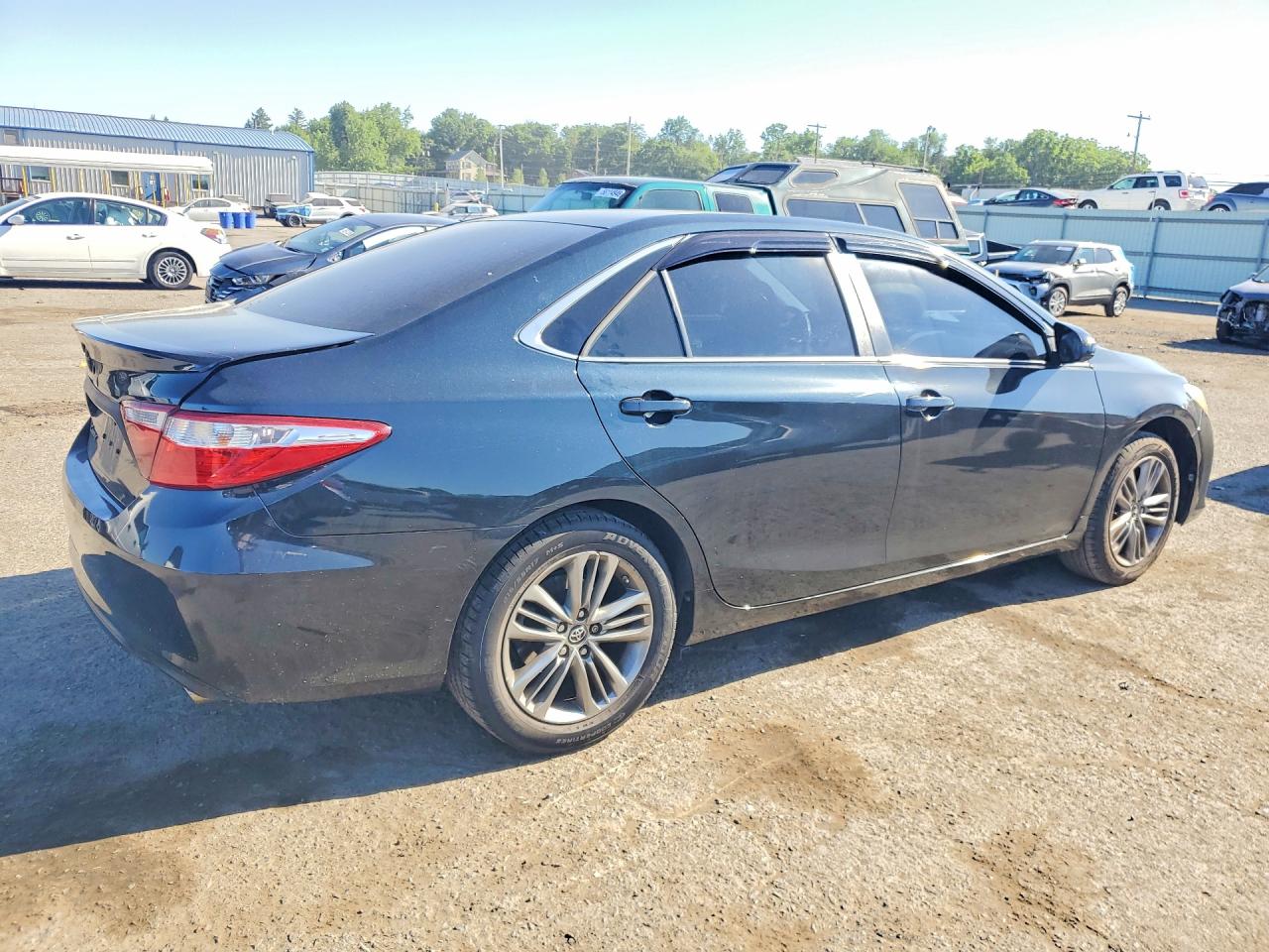 2016 Toyota Camry Se Black vin: 4T1BF1FK7GU234592