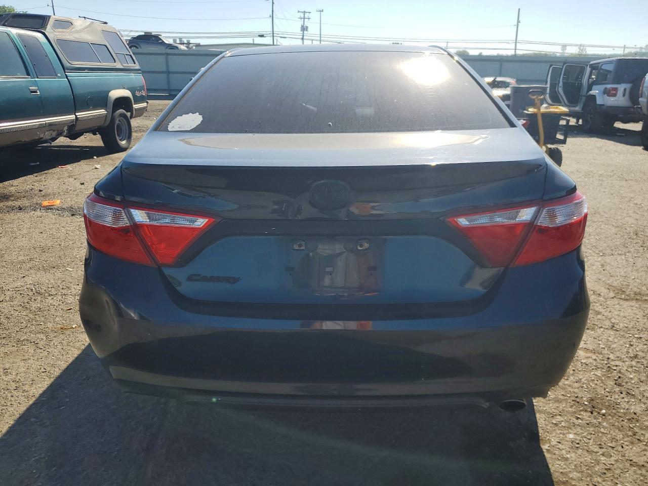 2016 Toyota Camry Se Black vin: 4T1BF1FK7GU234592