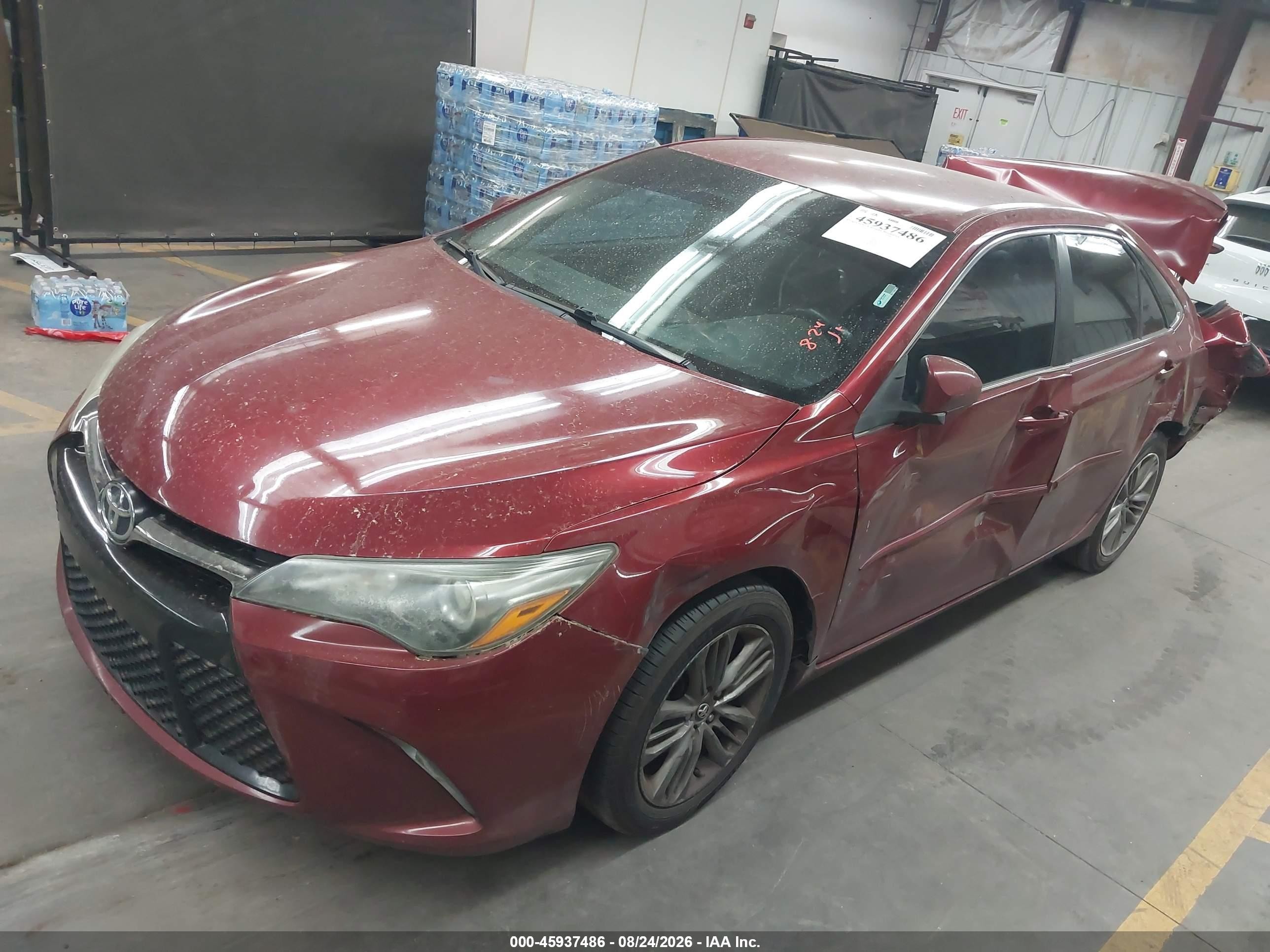 2016 Toyota Camry Se Красный vin: 4T1BF1FK7GU610000