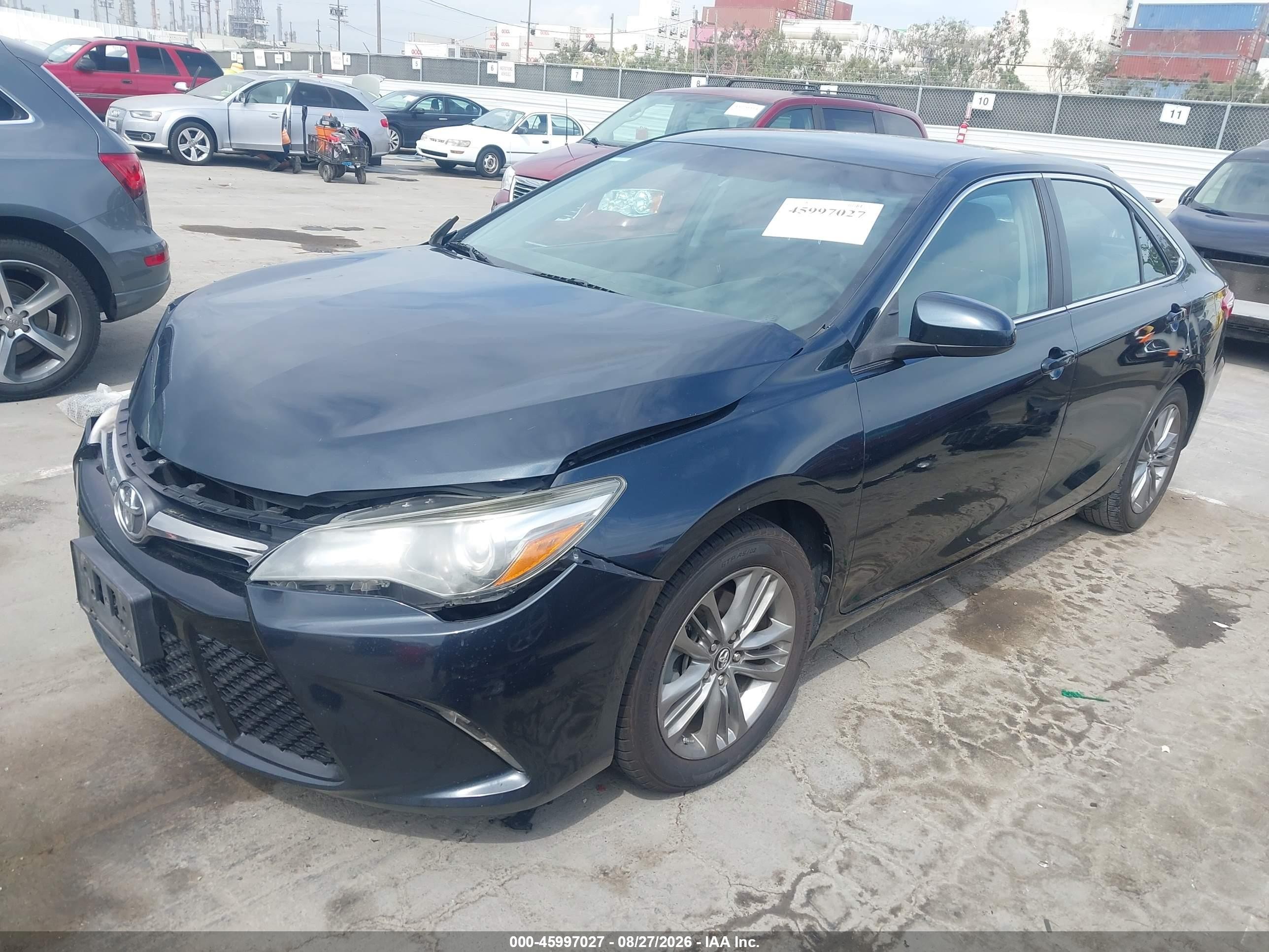 2017 Toyota Camry Se Gray vin: 4T1BF1FK7HU283390