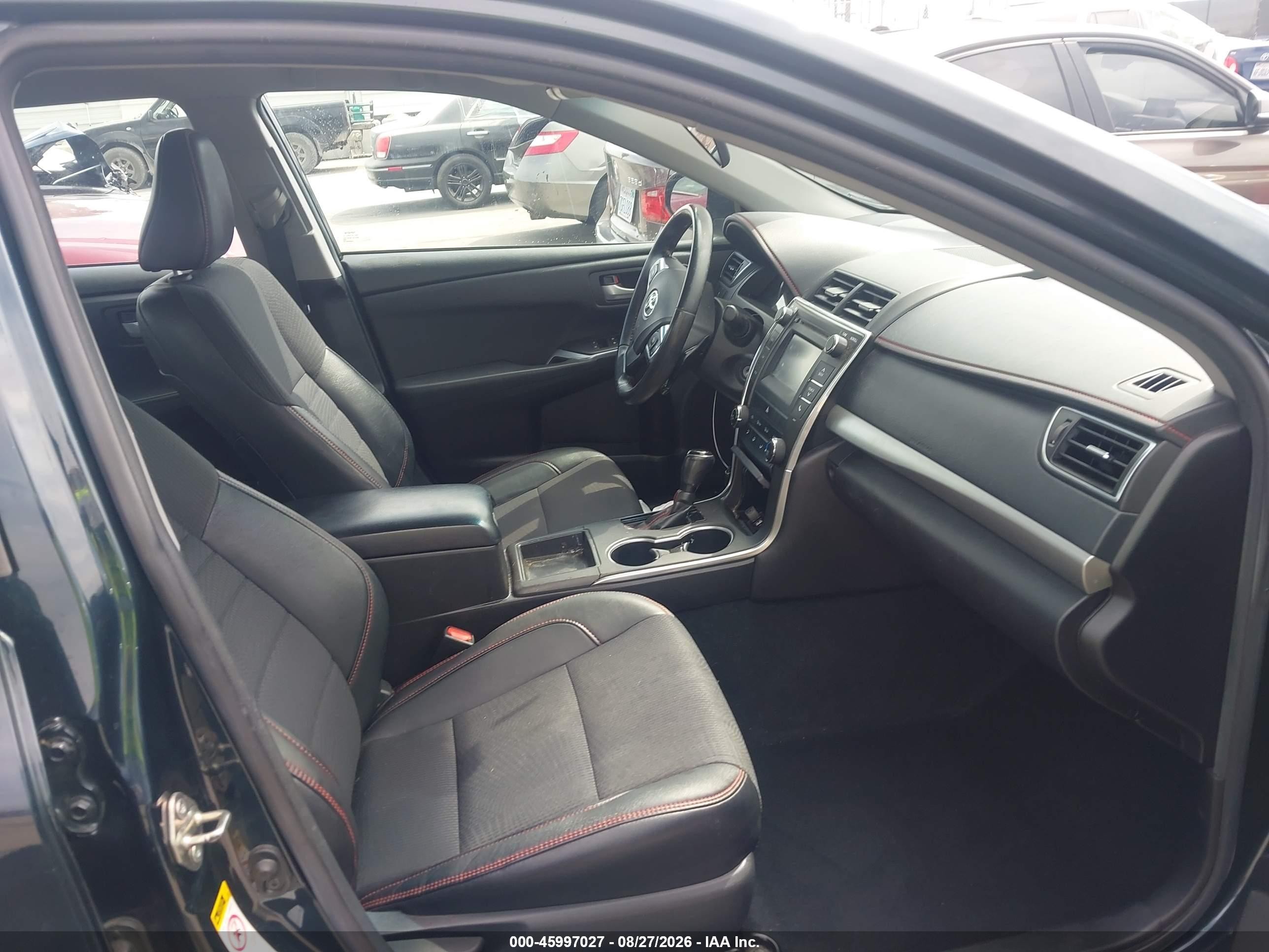 2017 Toyota Camry Se Gray vin: 4T1BF1FK7HU283390