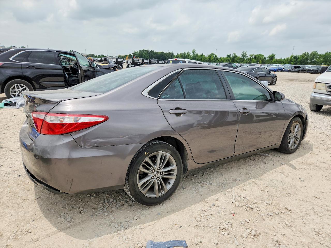 2017 Toyota Camry Se Серый vin: 4T1BF1FK7HU310362