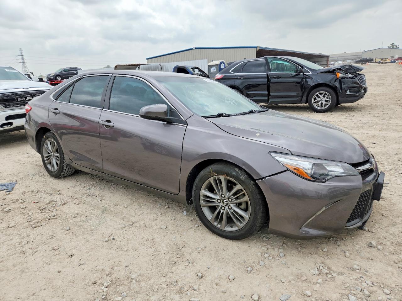 2017 Toyota Camry Se Серый vin: 4T1BF1FK7HU310362