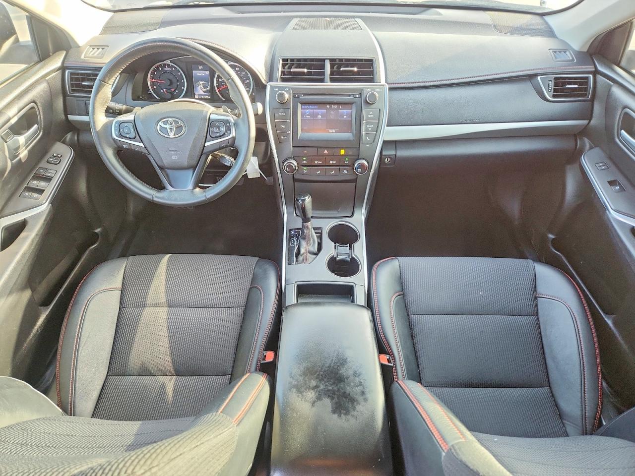 2017 Toyota Camry Se White vin: 4T1BF1FK7HU378130