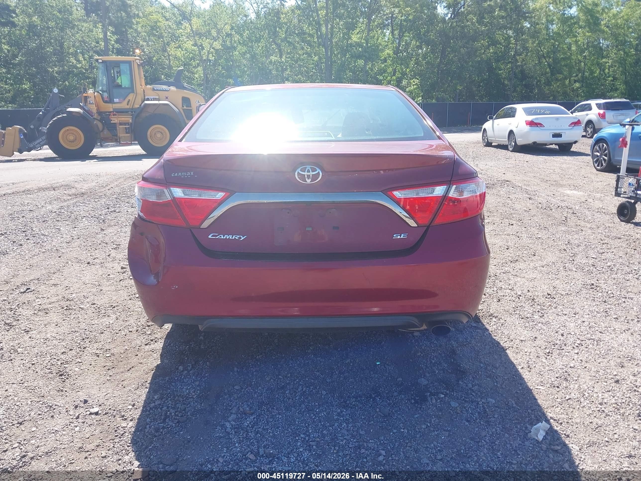 2017 Toyota Camry Se Красный vin: 4T1BF1FK7HU729490