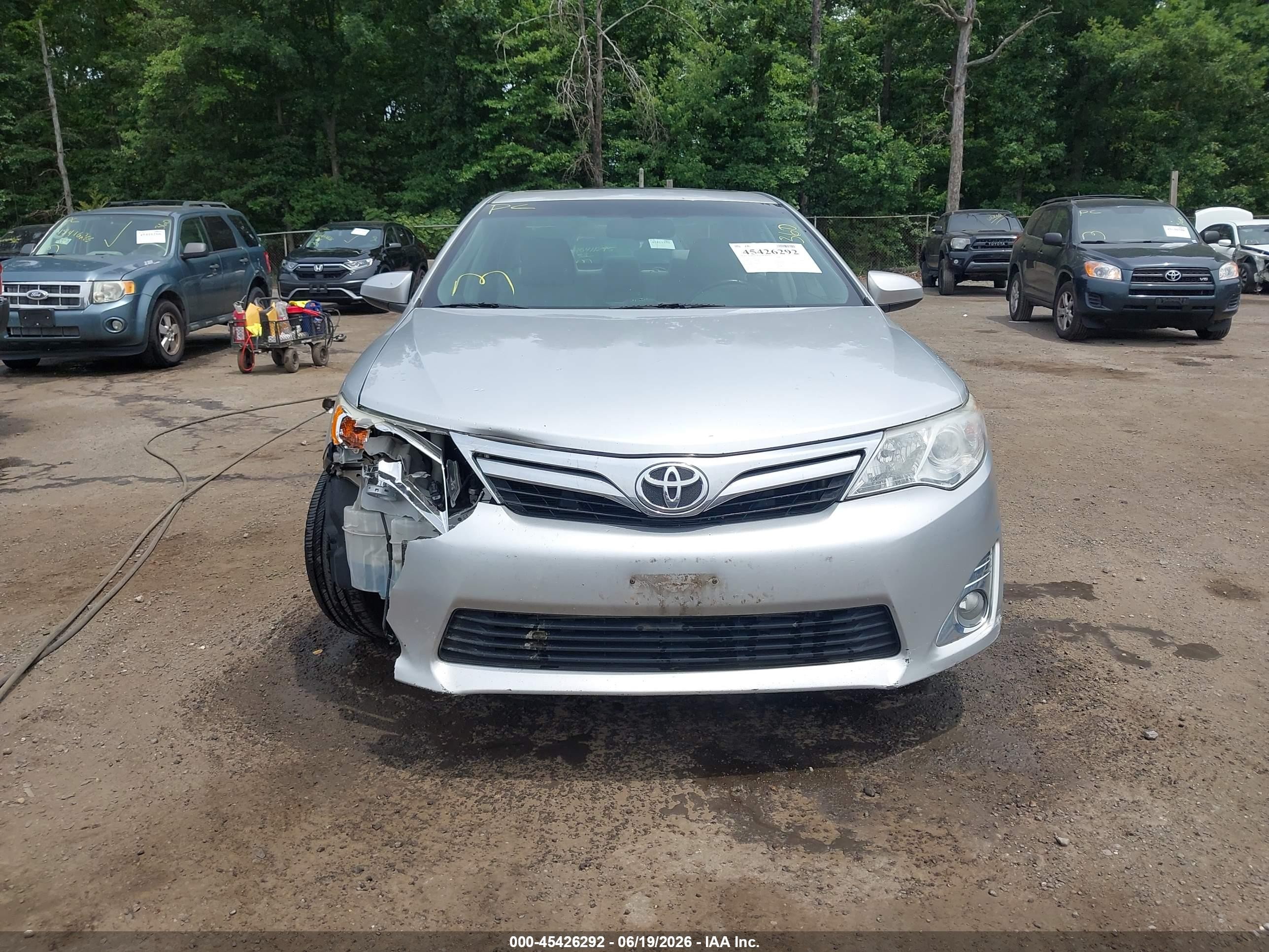 2012 Toyota Camry Xle Silver vin: 4T1BF1FK8CU002710