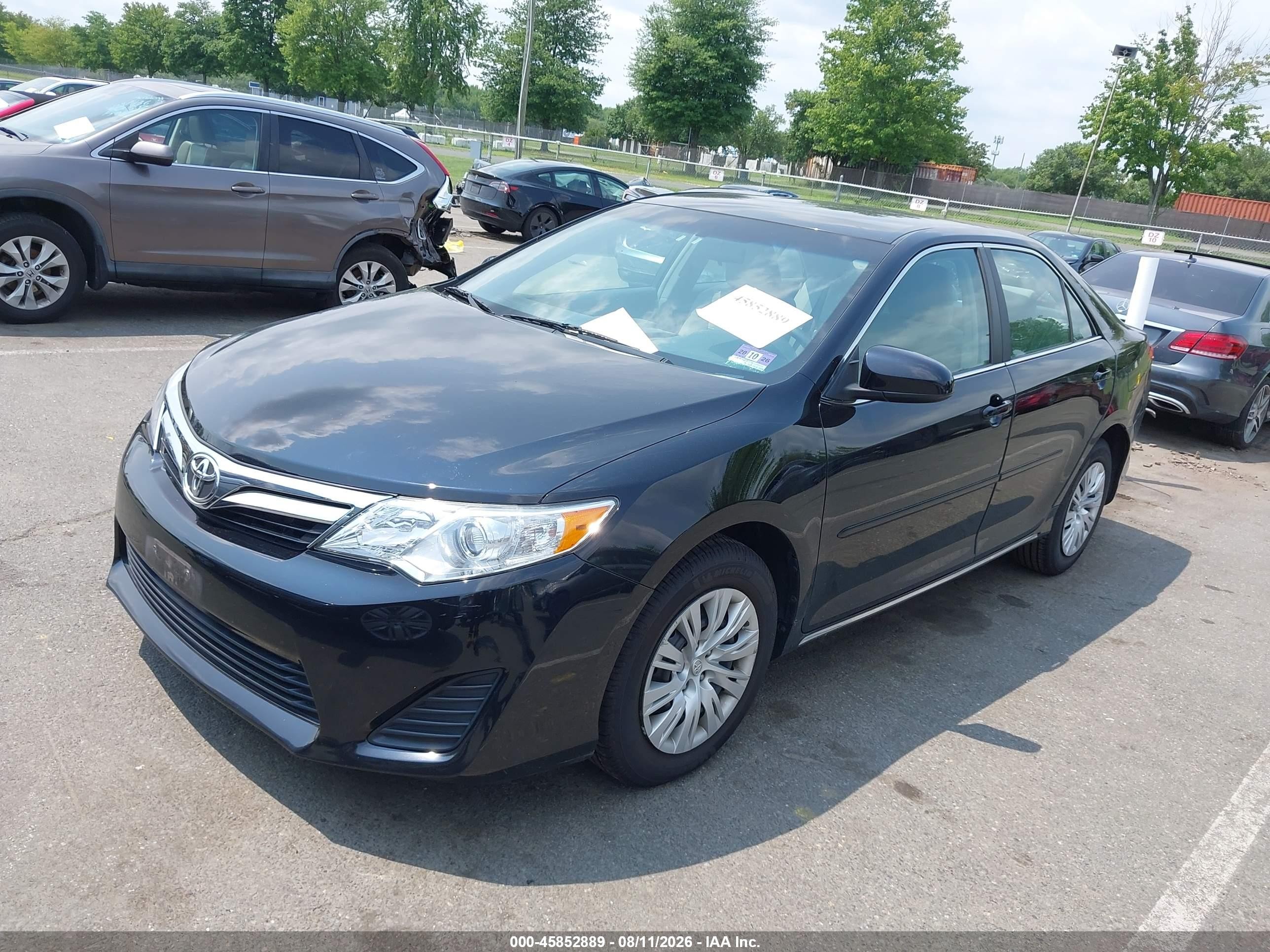 2012 Toyota Camry Le Black vin: 4T1BF1FK8CU005087