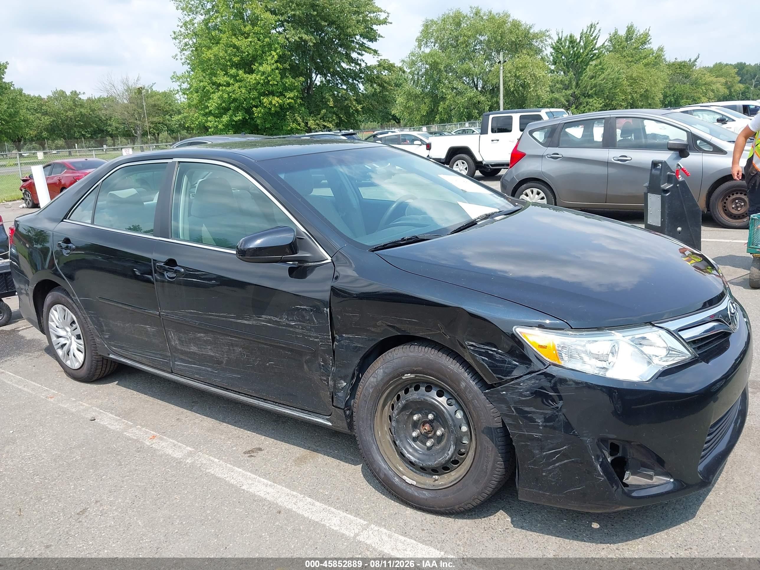 2012 Toyota Camry Le Black vin: 4T1BF1FK8CU005087