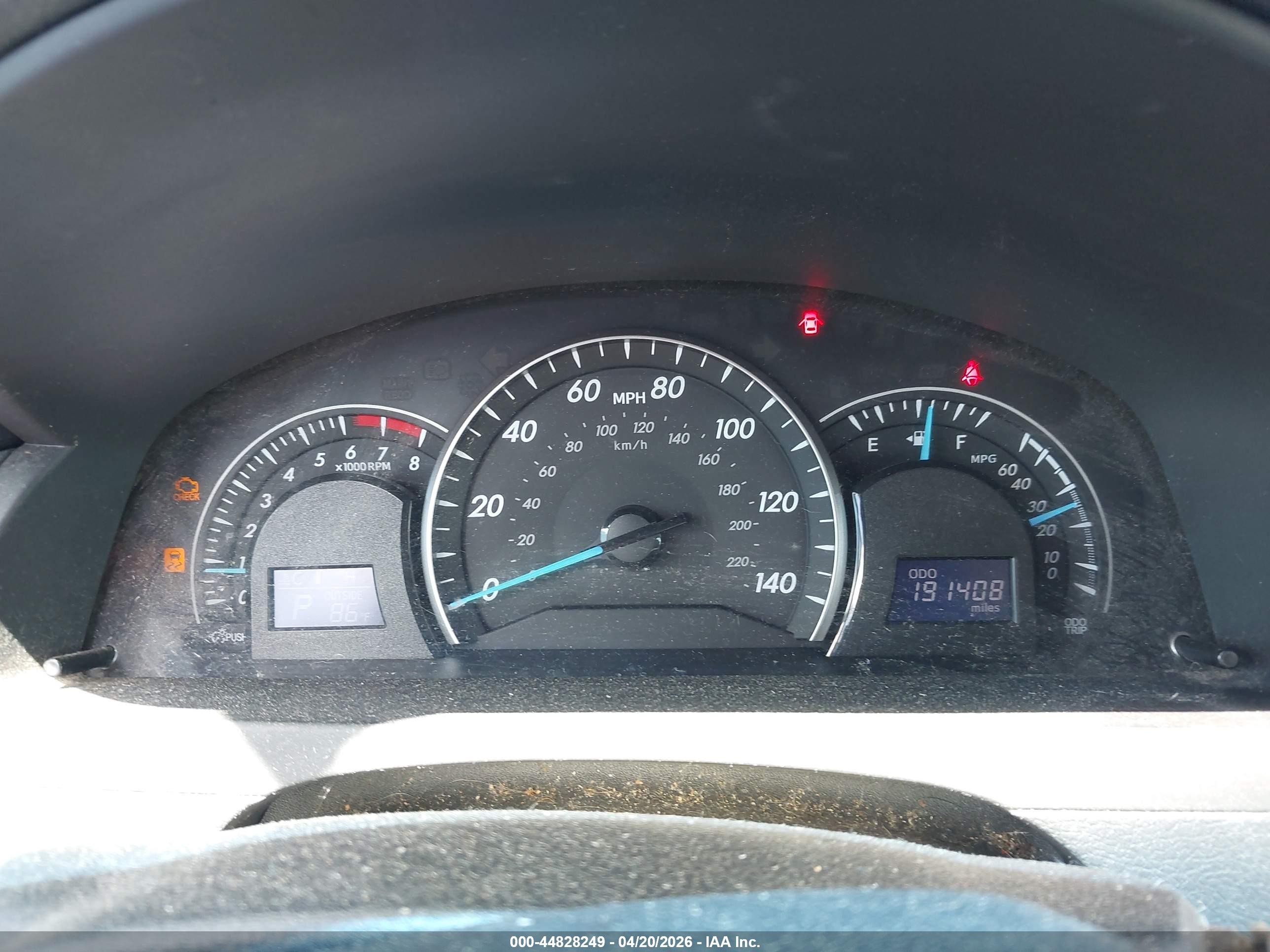 2012 Toyota Camry Le Gray vin: 4T1BF1FK8CU007633