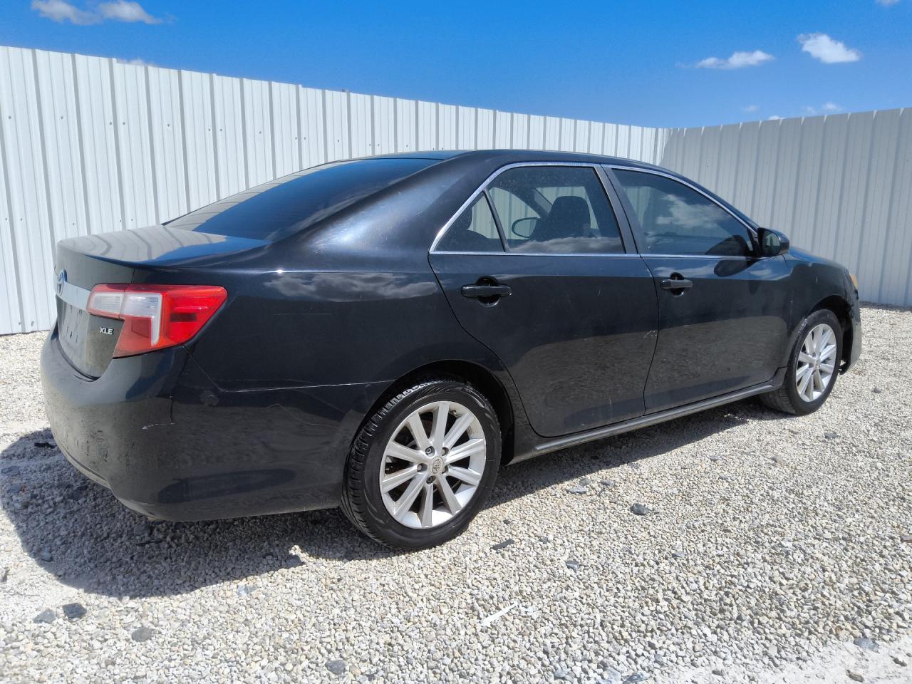 2012 Toyota Camry Xle Black vin: 4T1BF1FK8CU011892 Damage: Right Qtr Panel, Heavy Scratch, 3 To 4 Inches