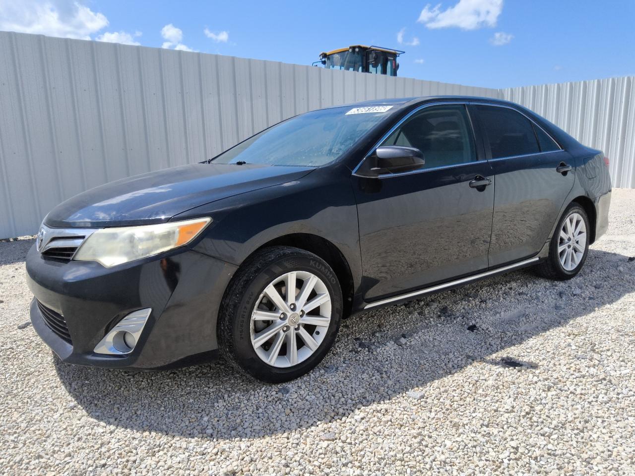 2012 Toyota Camry Xle Black vin: 4T1BF1FK8CU011892 Damage: Left Front Tire, Worn, Replacement Required