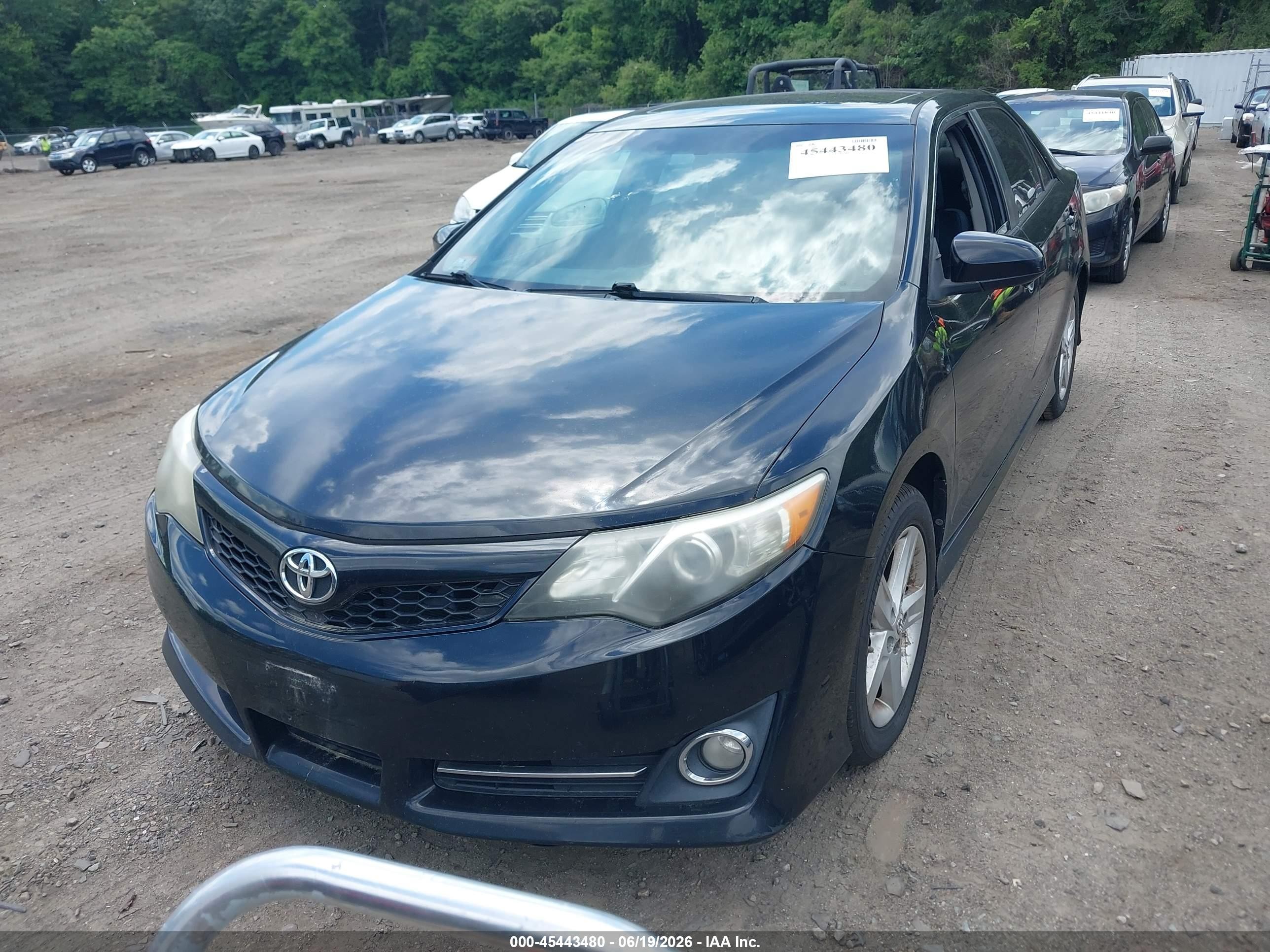 2012 Toyota Camry Se Черный vin: 4T1BF1FK8CU014632