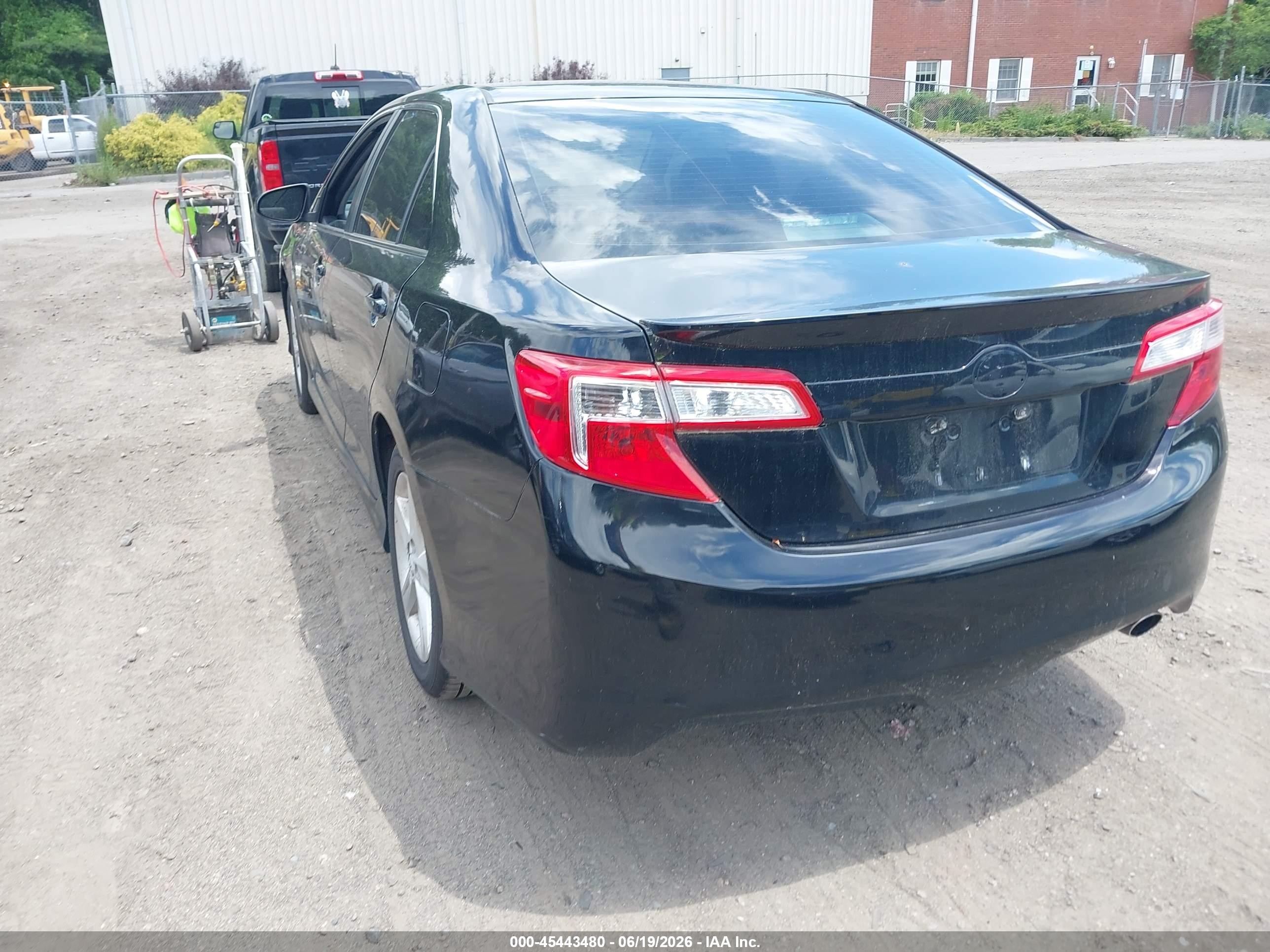 2012 Toyota Camry Se Черный vin: 4T1BF1FK8CU014632