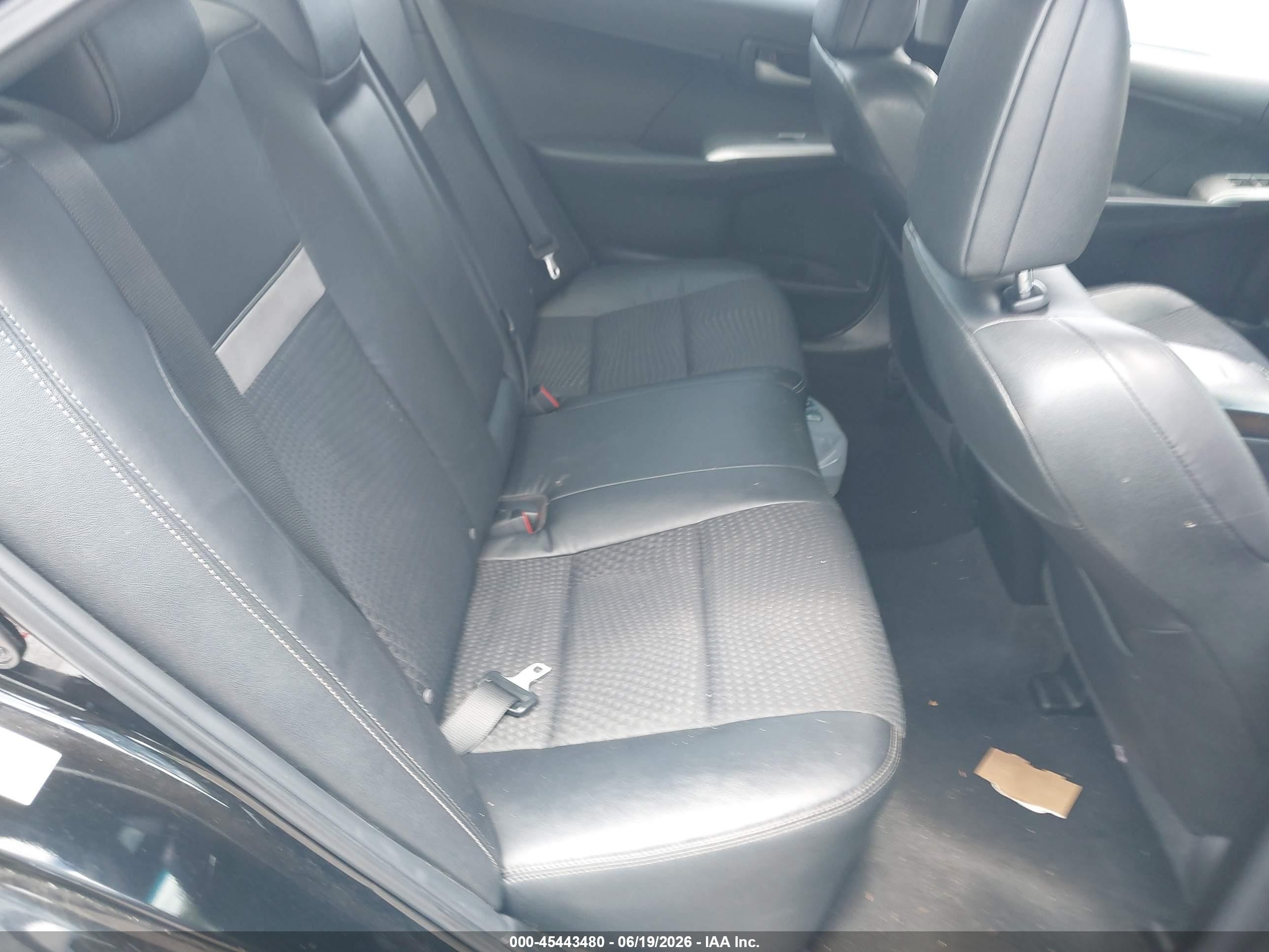 2012 Toyota Camry Se Черный vin: 4T1BF1FK8CU014632