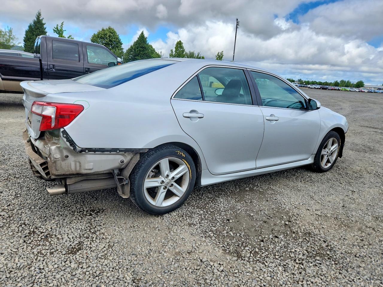 2012 Toyota Camry Se Silver vin: 4T1BF1FK8CU018132