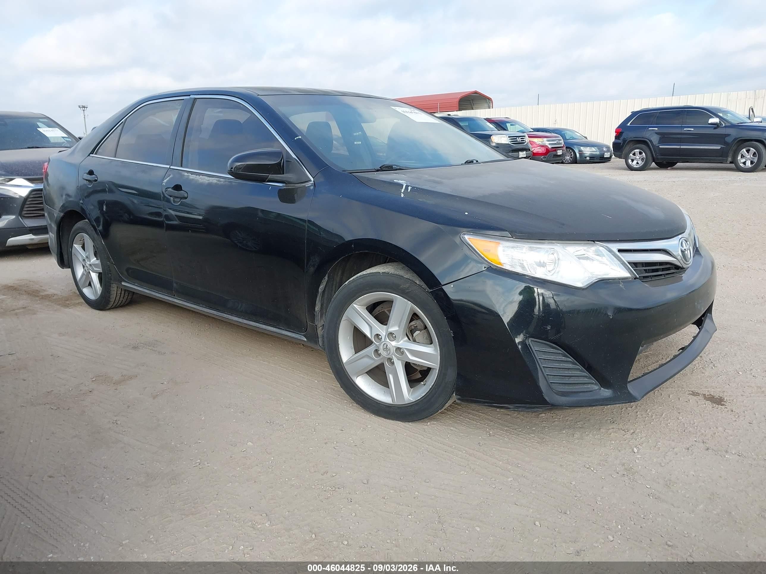 2012 Toyota Camry Le Черный vin: 4T1BF1FK8CU024061