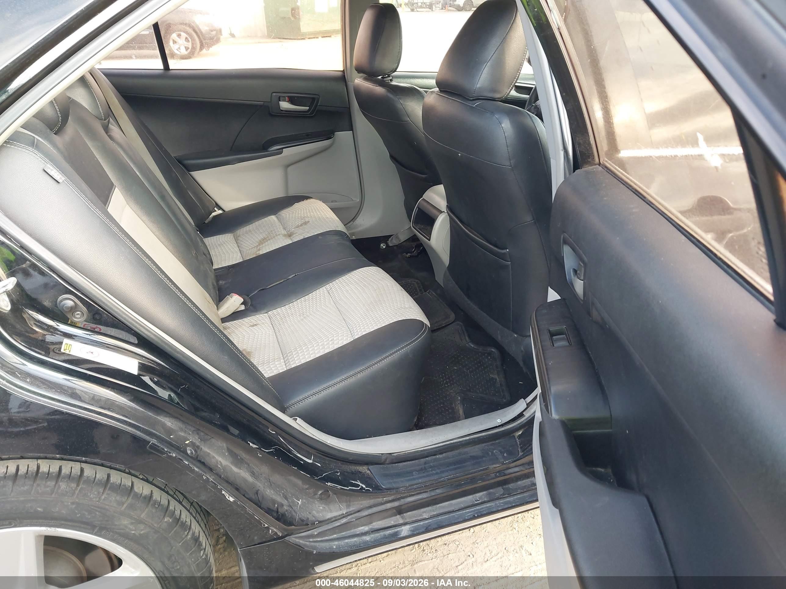 2012 Toyota Camry Le Black vin: 4T1BF1FK8CU024061