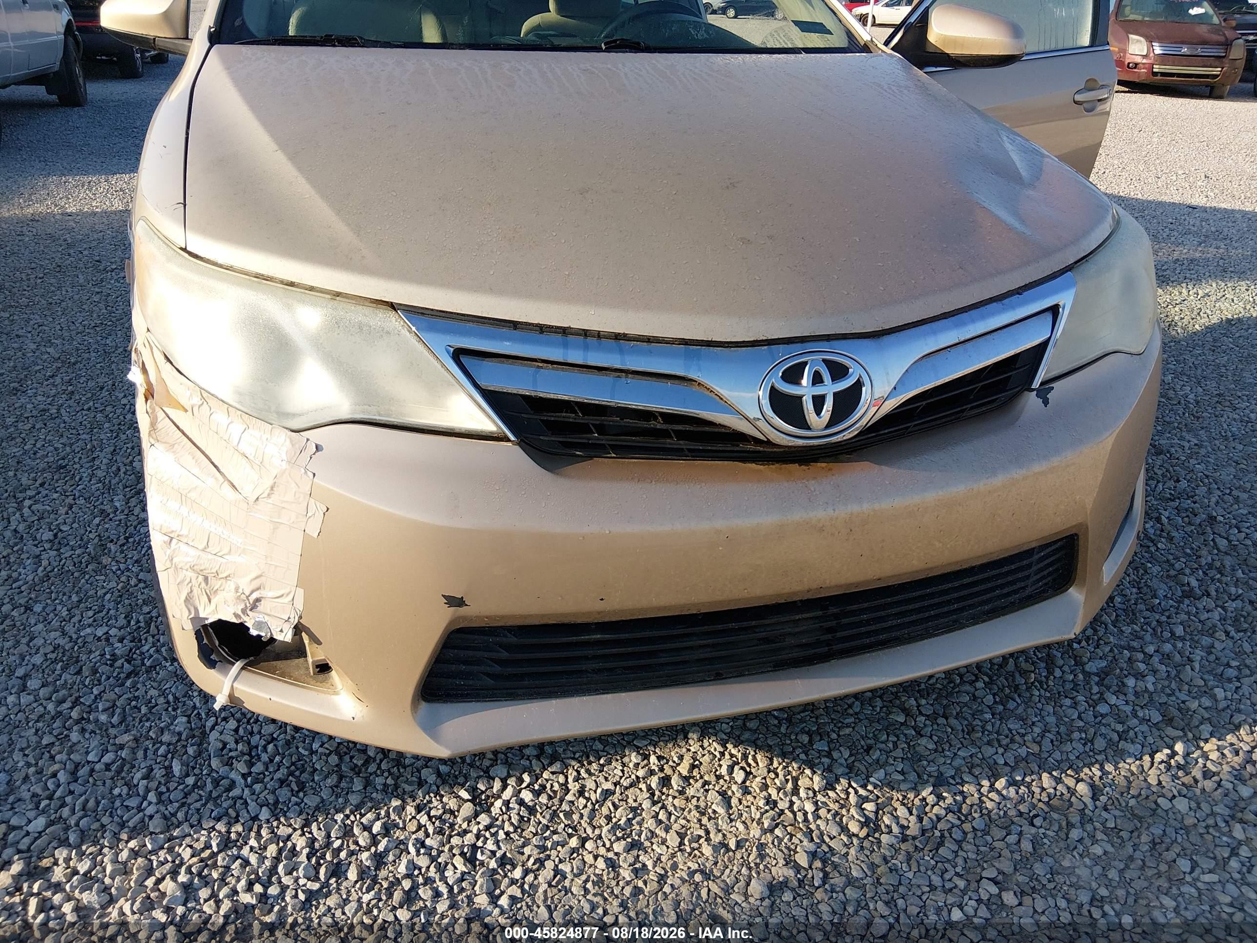 2012 Toyota Camry Le Champagne vin: 4T1BF1FK8CU041975