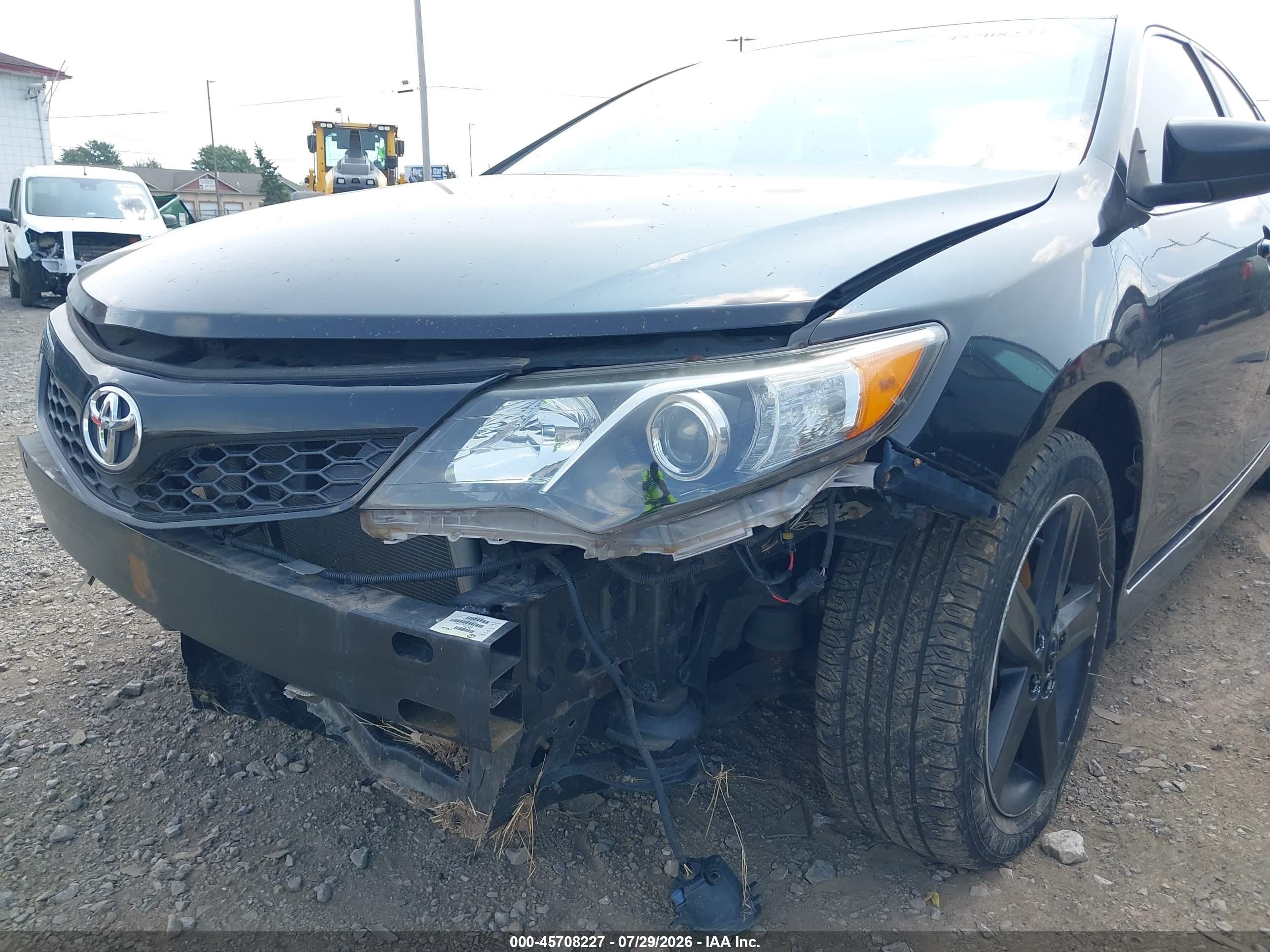 2012 Toyota Camry Se Black vin: 4T1BF1FK8CU044049
