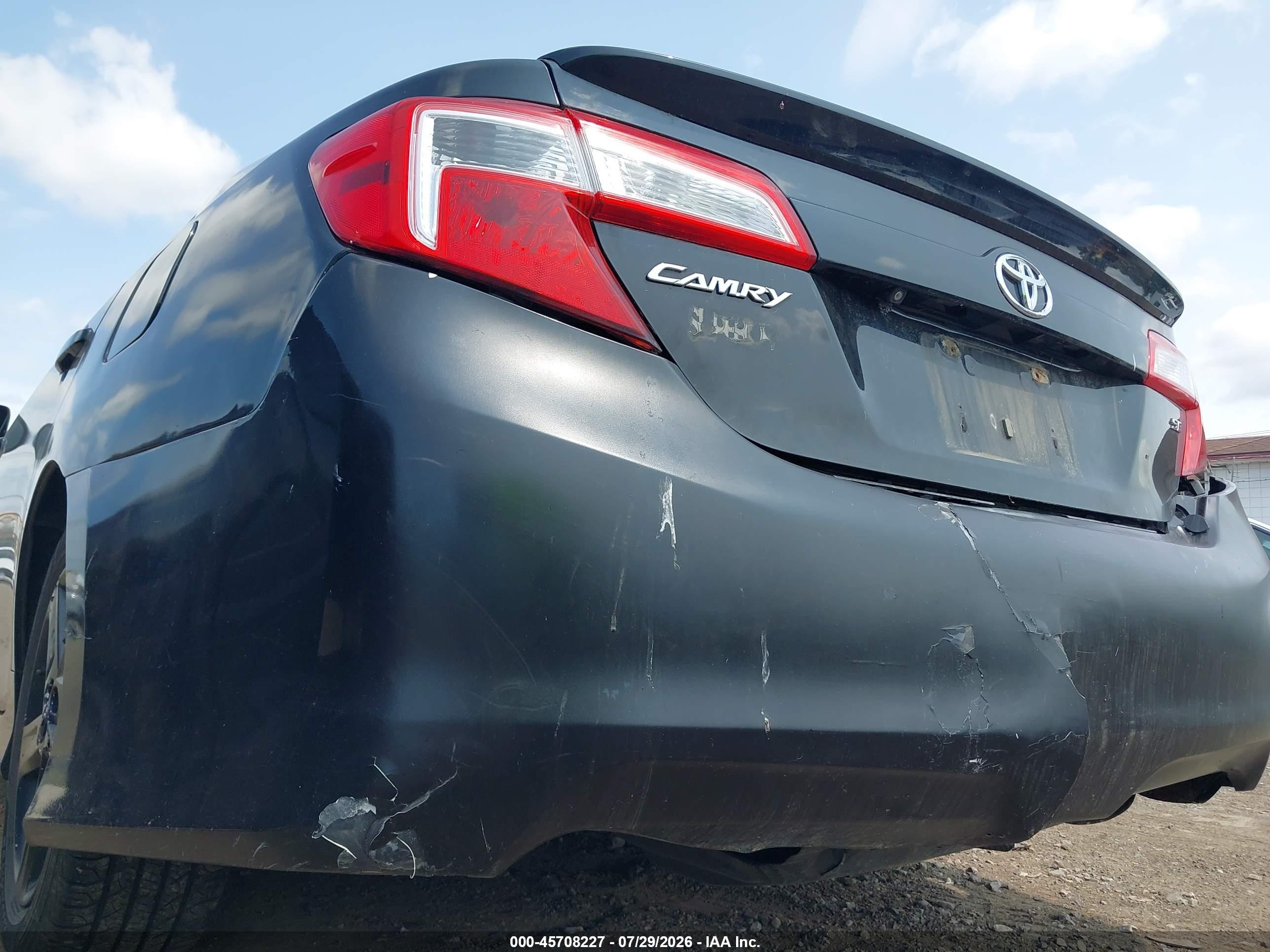 2012 Toyota Camry Se Black vin: 4T1BF1FK8CU044049