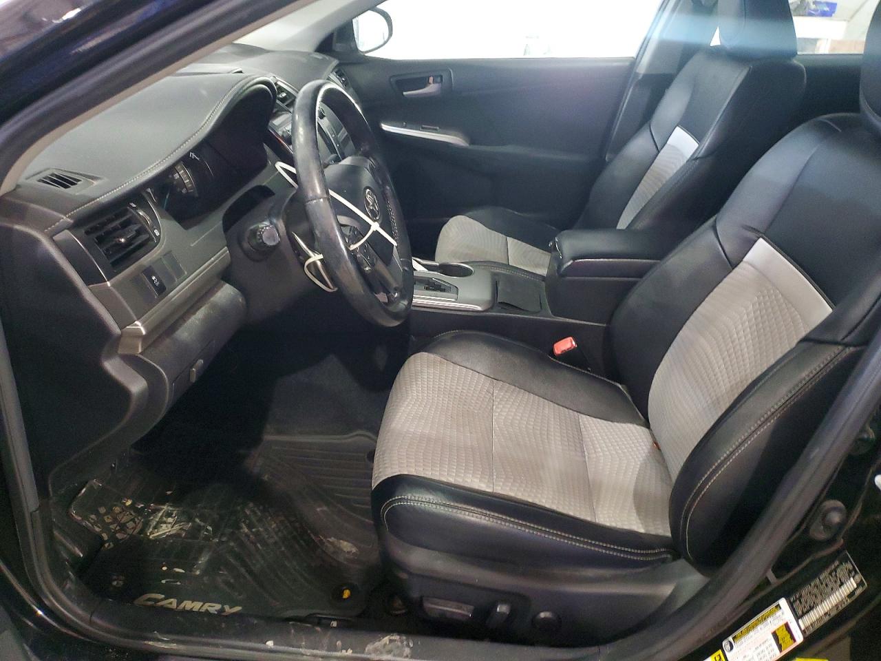 2012 Toyota Camry Se Black vin: 4T1BF1FK8CU048828