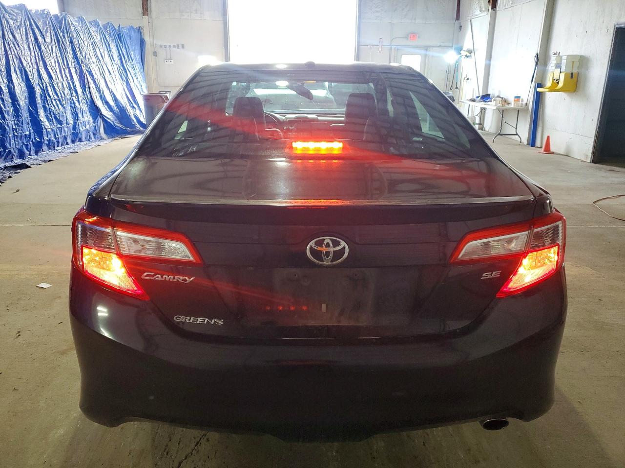 2012 Toyota Camry Se Black vin: 4T1BF1FK8CU048828