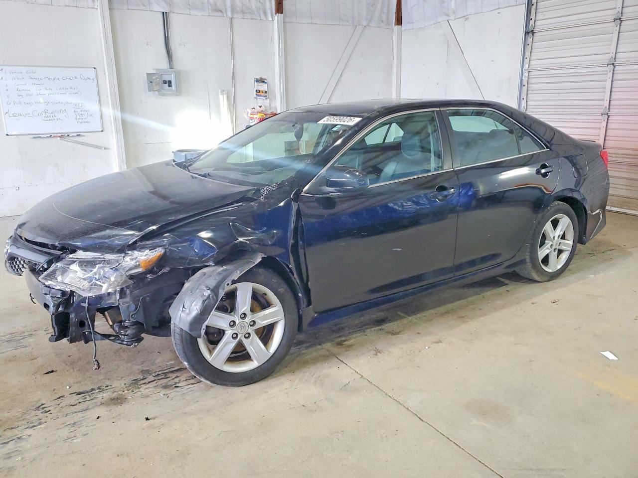2012 Toyota Camry Se Black vin: 4T1BF1FK8CU048828
