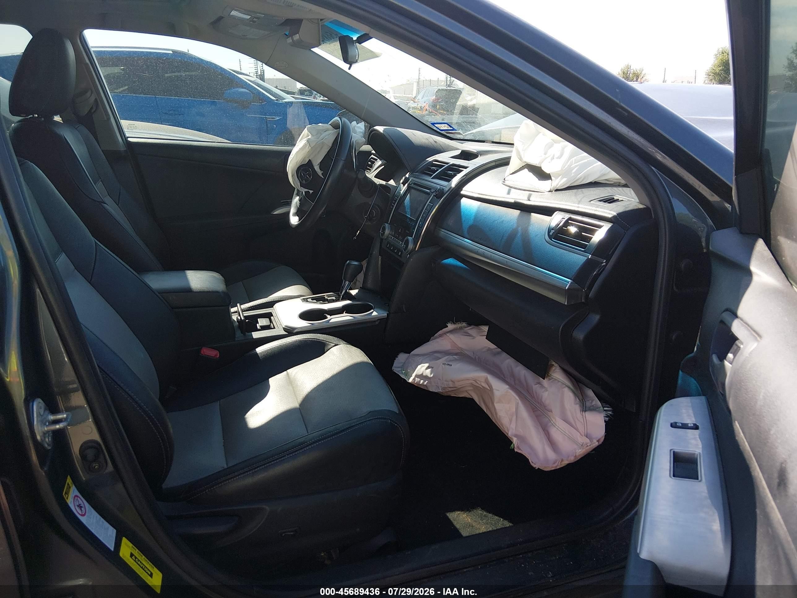 2012 Toyota Camry Se Серый vin: 4T1BF1FK8CU050966