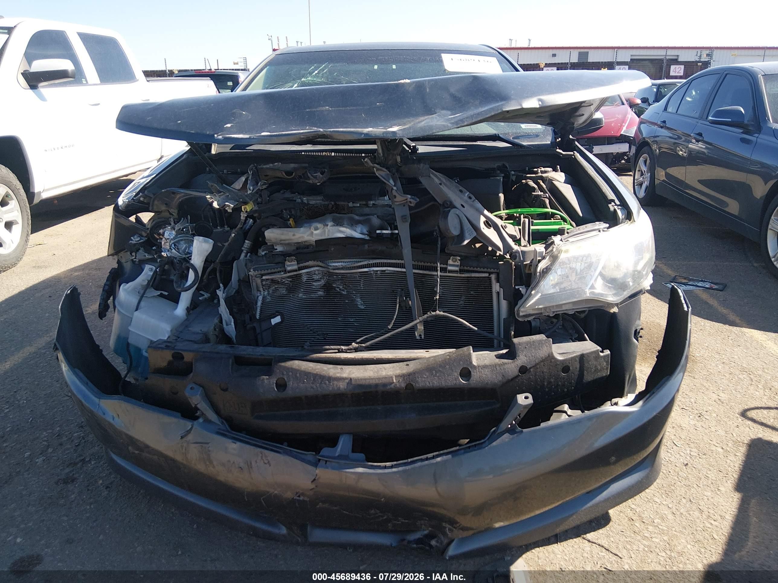 2012 Toyota Camry Se Серый vin: 4T1BF1FK8CU050966