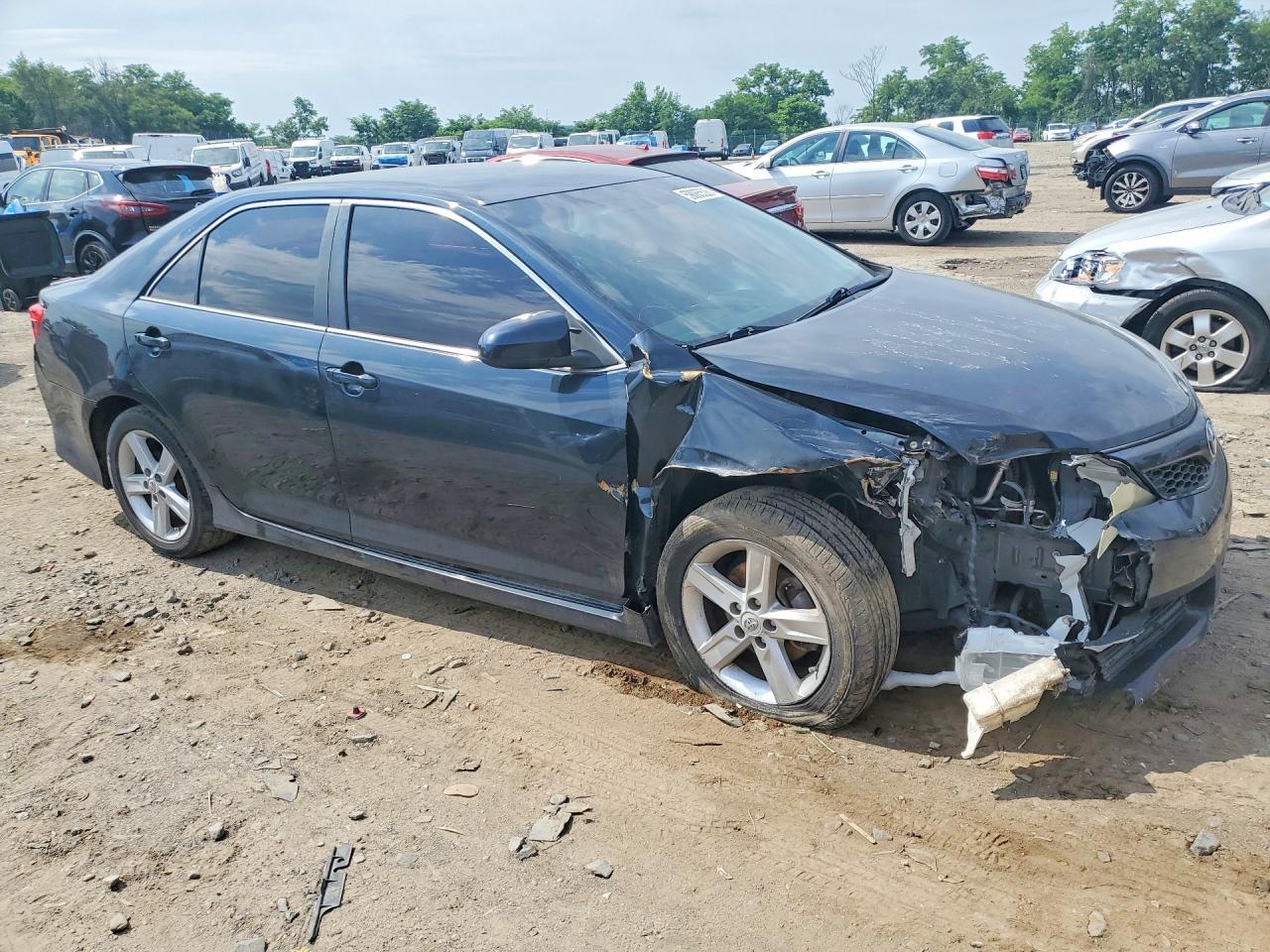 2012 Toyota Camry Se Black vin: 4T1BF1FK8CU057819