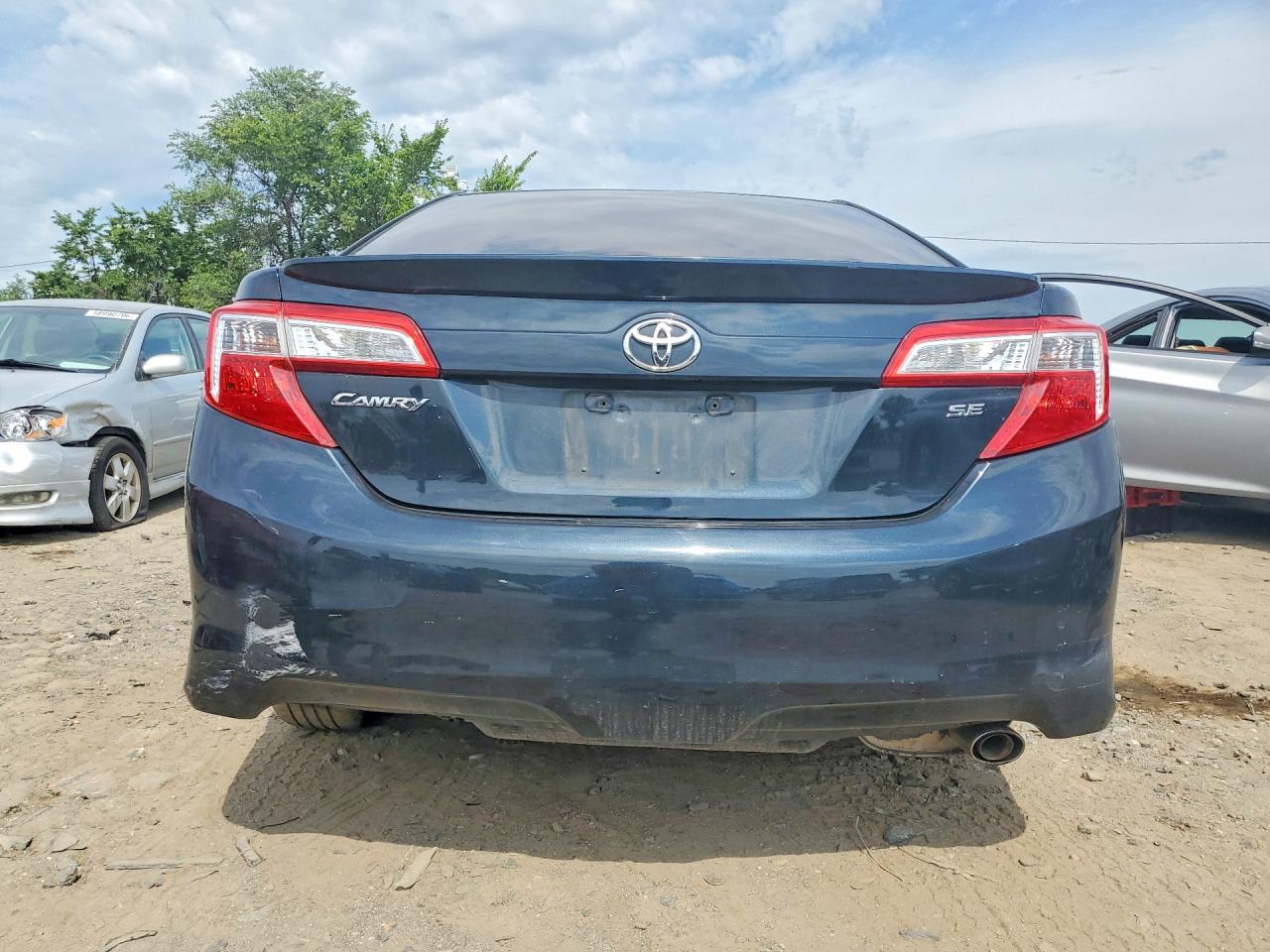 2012 Toyota Camry Se Black vin: 4T1BF1FK8CU057819