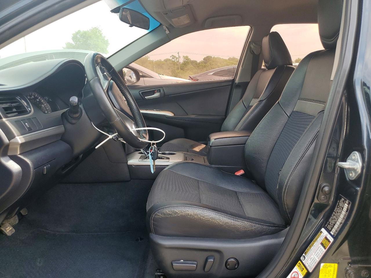 2012 Toyota Camry Se Black vin: 4T1BF1FK8CU057819