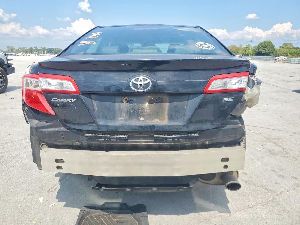 2012 Toyota Camry Se Black vin: 4T1BF1FK8CU080839