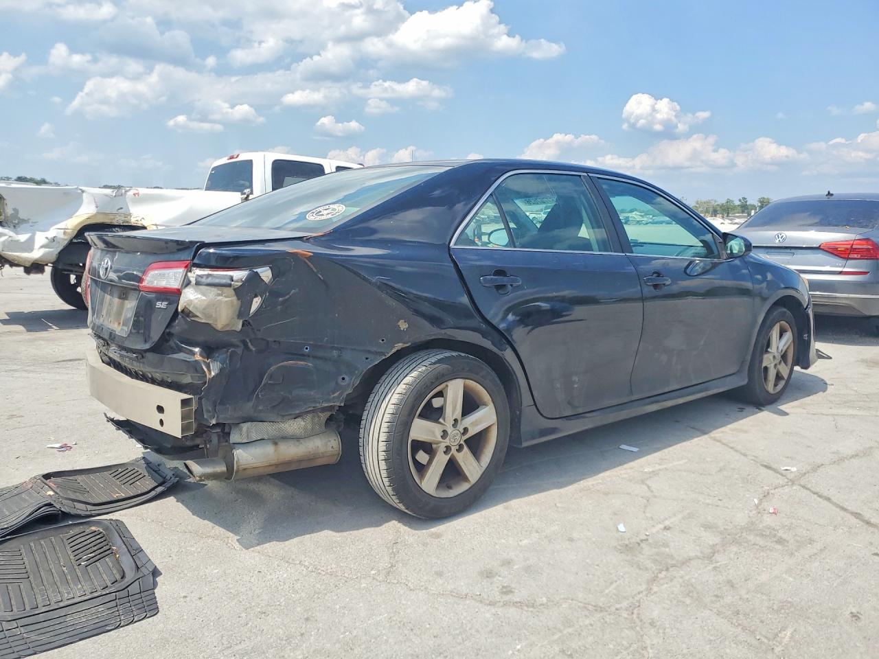 2012 Toyota Camry Se Black vin: 4T1BF1FK8CU080839