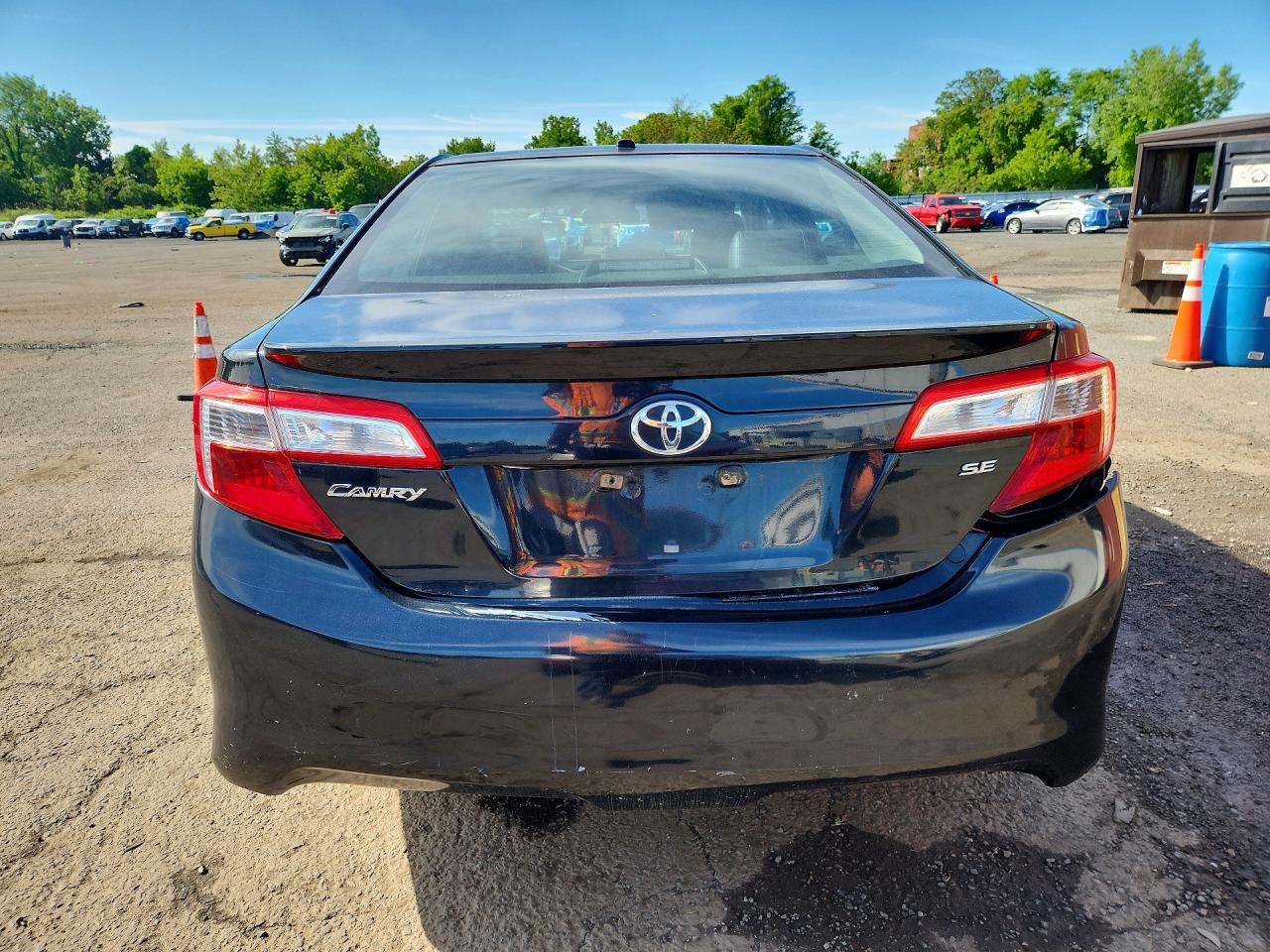 2012 Toyota Camry Se Black vin: 4T1BF1FK8CU085510