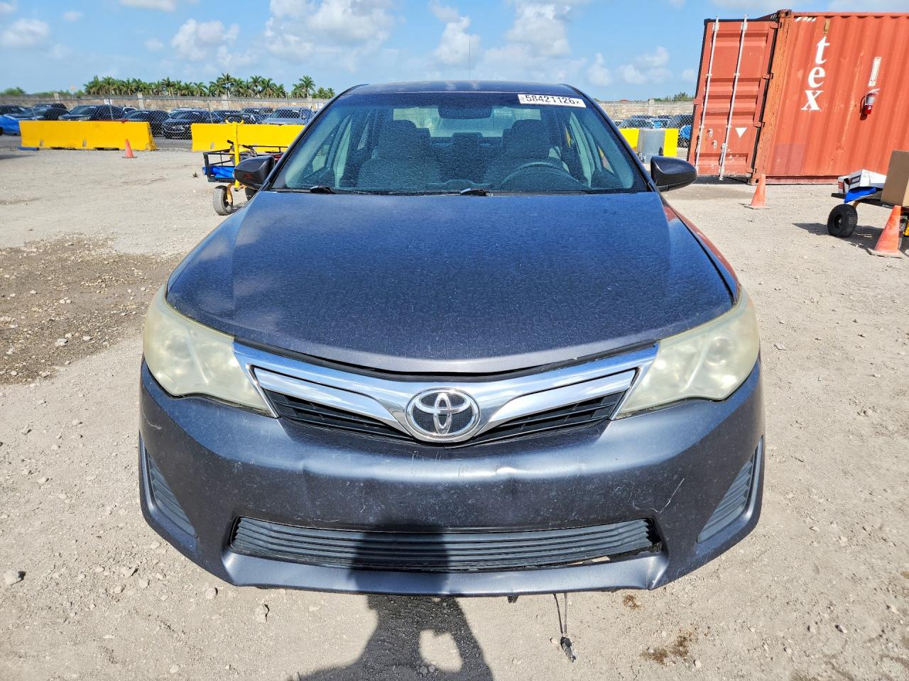 2012 Toyota Camry Le Gray vin: 4T1BF1FK8CU095129