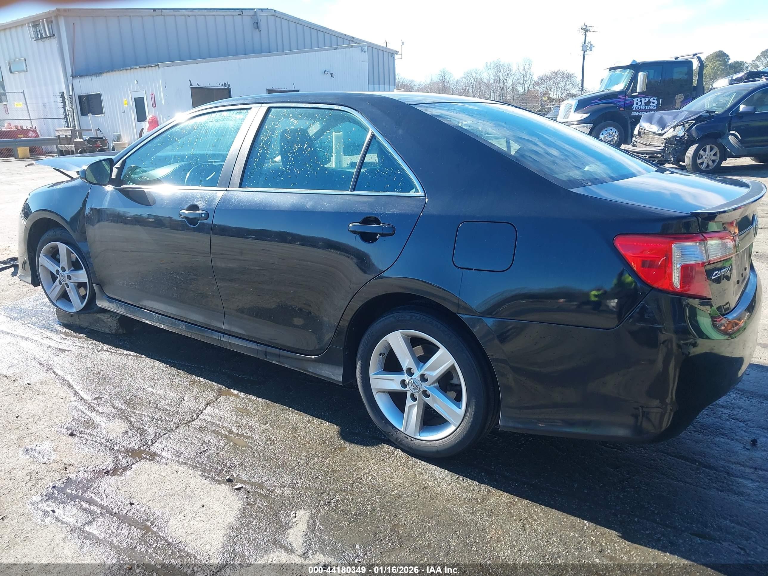 2012 Toyota Camry Se Black vin: 4T1BF1FK8CU097883