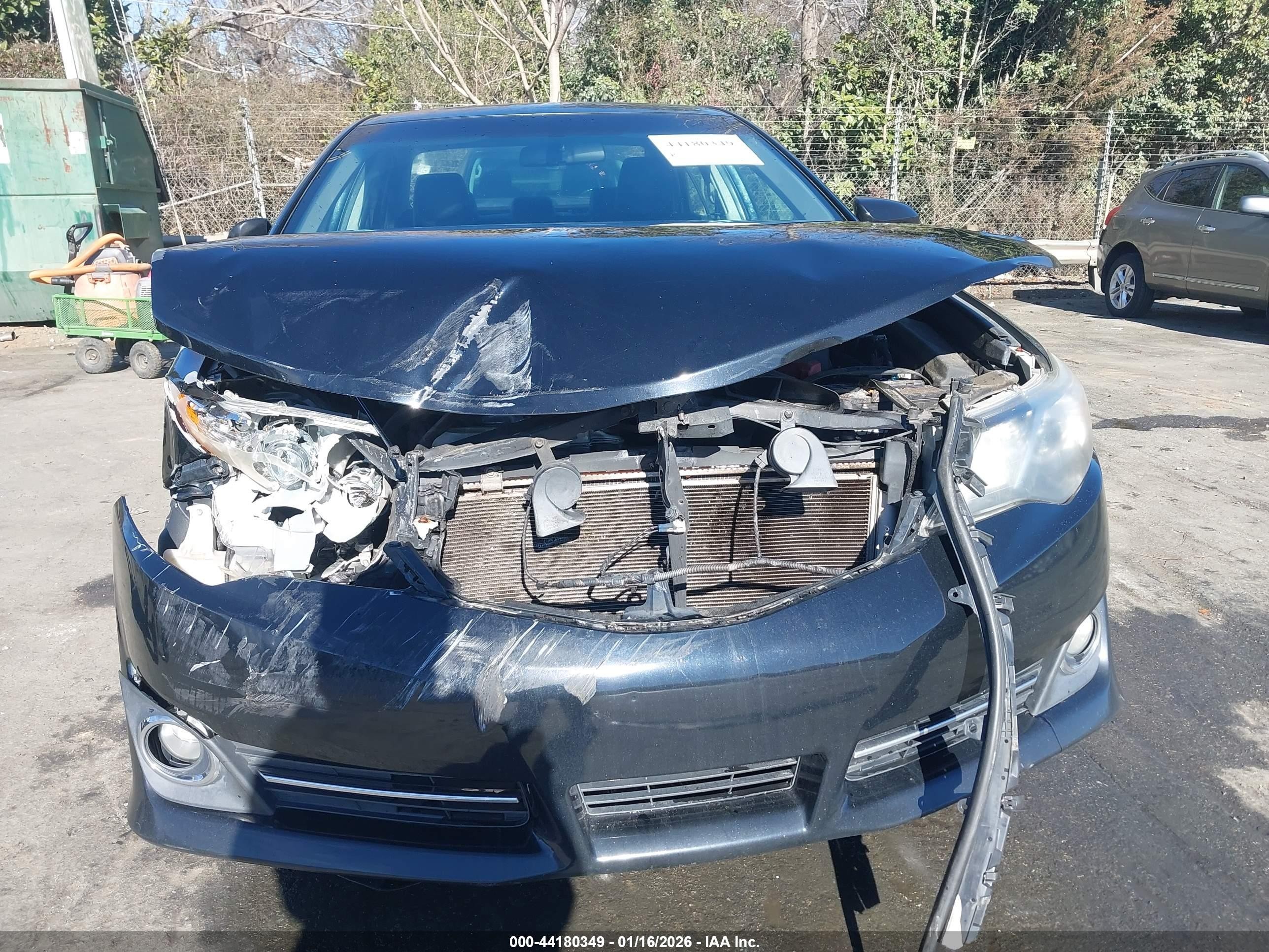 2012 Toyota Camry Se Black vin: 4T1BF1FK8CU097883