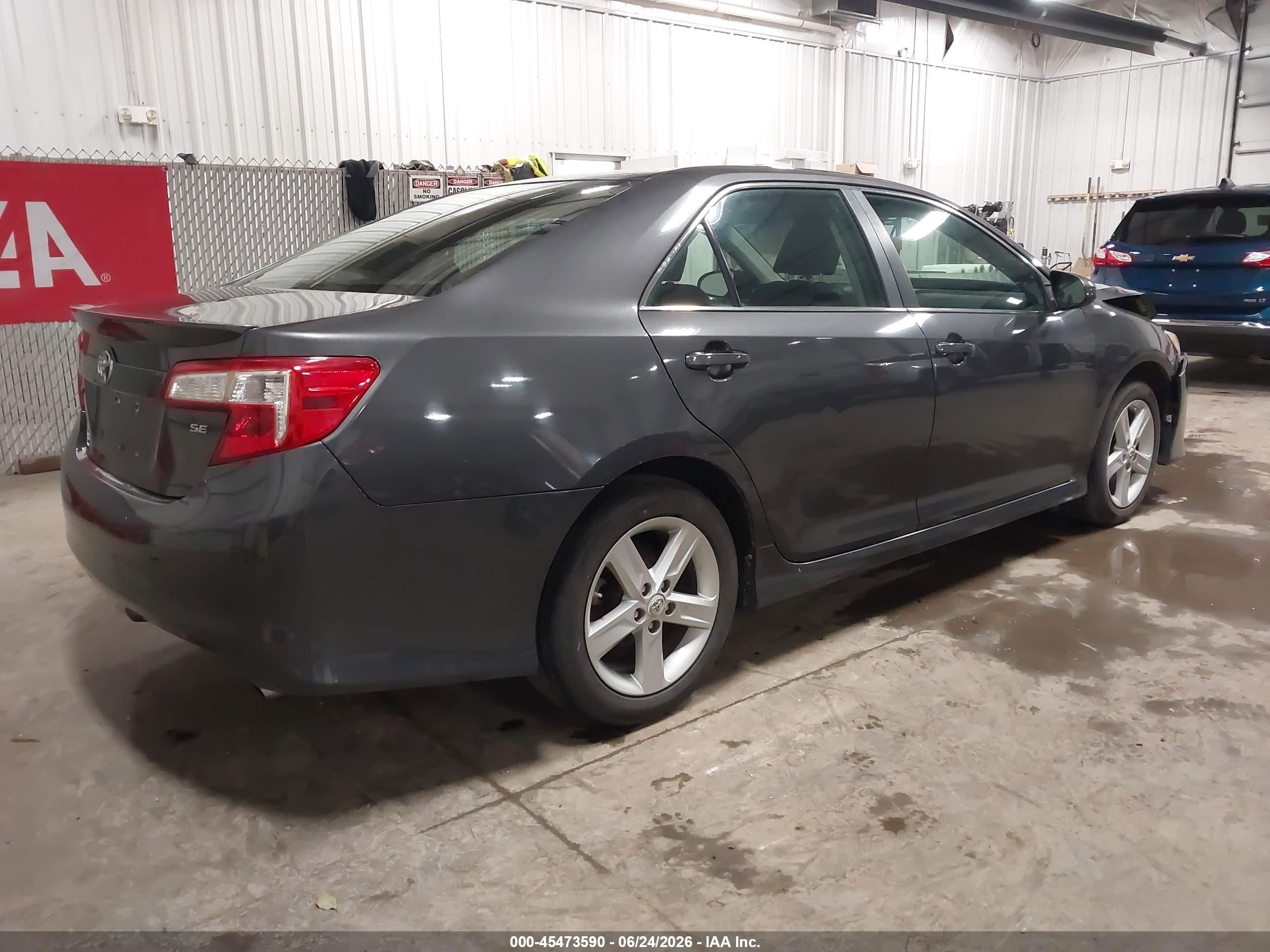 2012 Toyota Camry Se Gray vin: 4T1BF1FK8CU105464