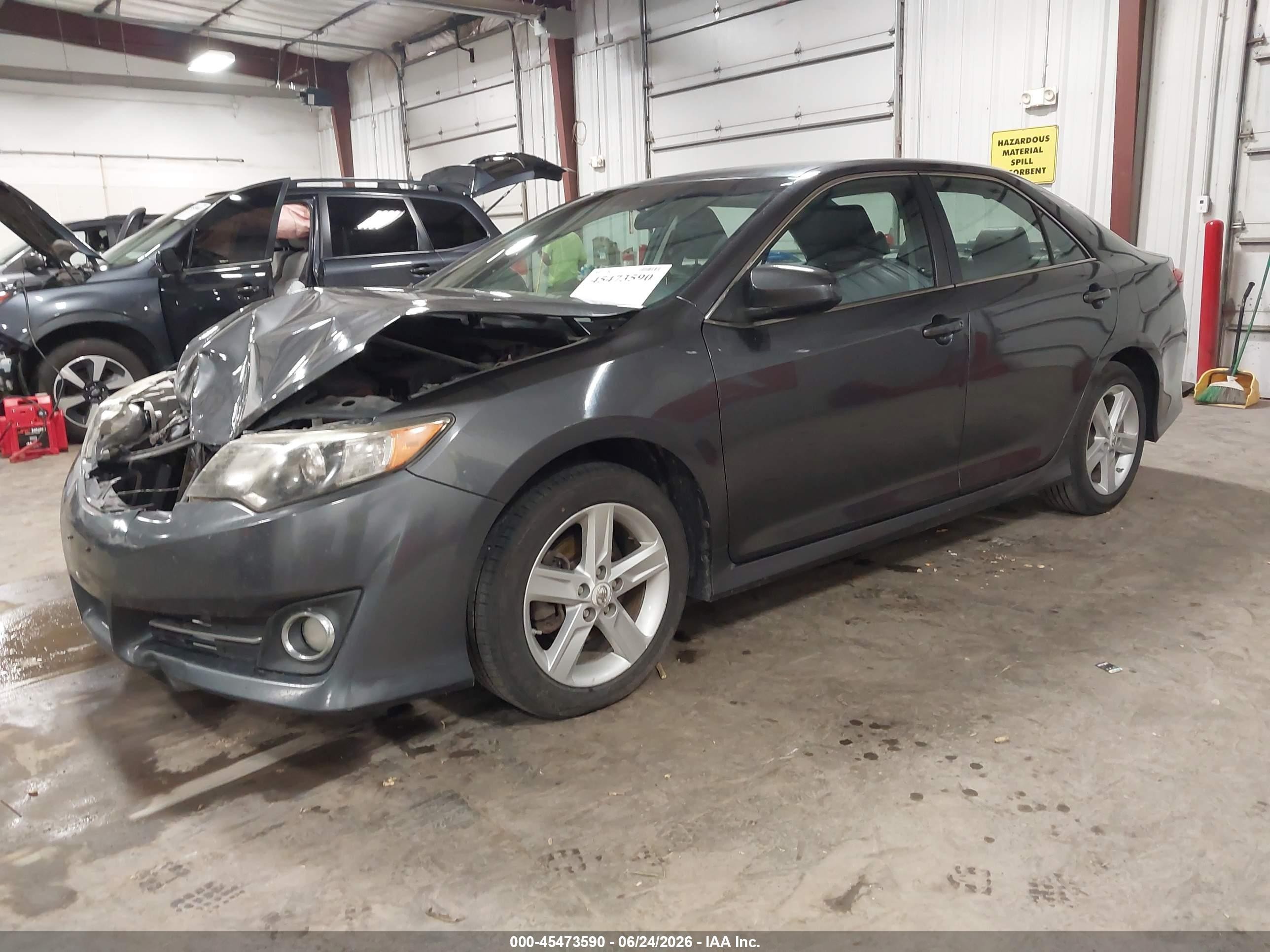 2012 Toyota Camry Se Gray vin: 4T1BF1FK8CU105464