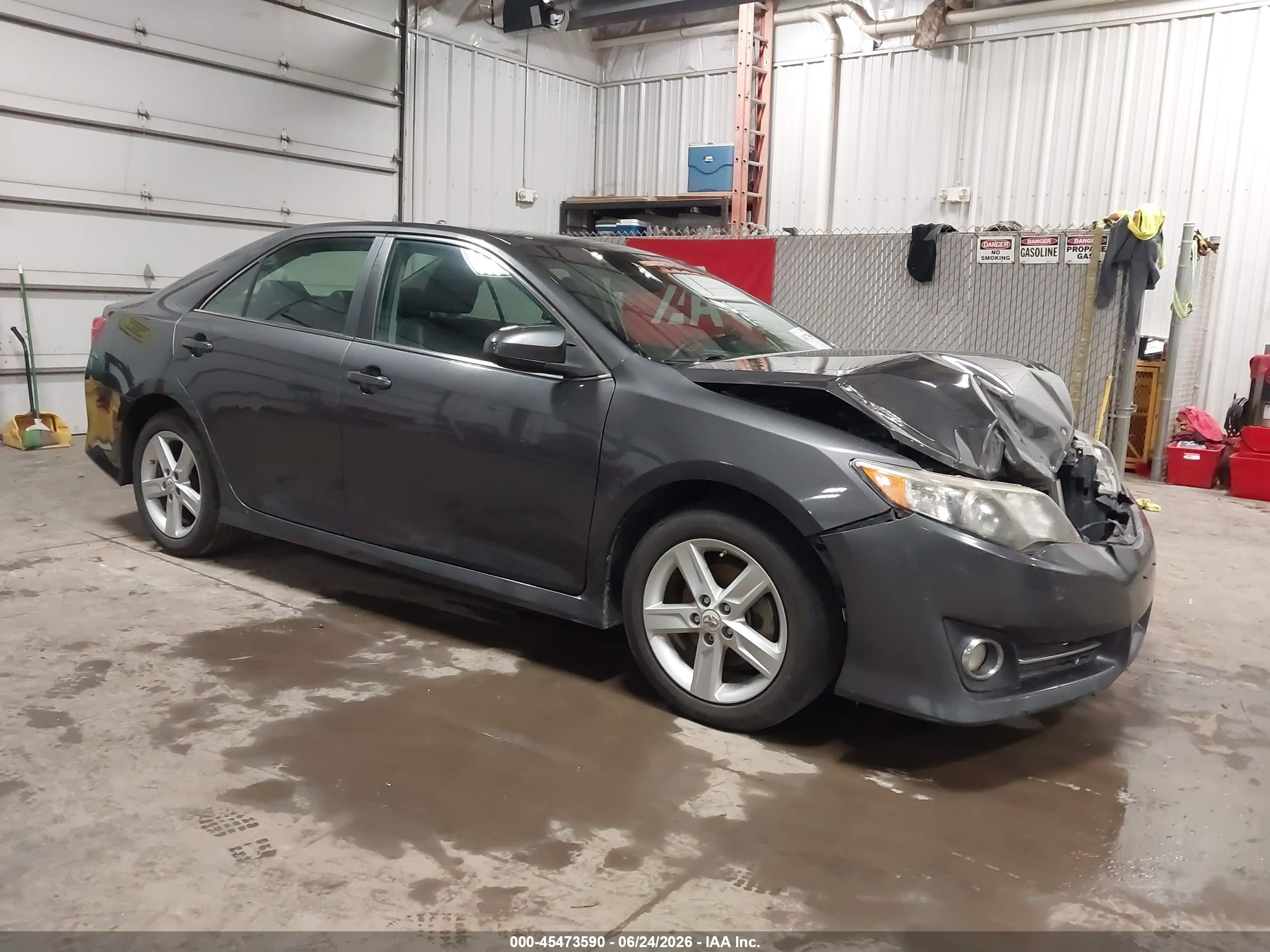 2012 Toyota Camry Se Gray vin: 4T1BF1FK8CU105464
