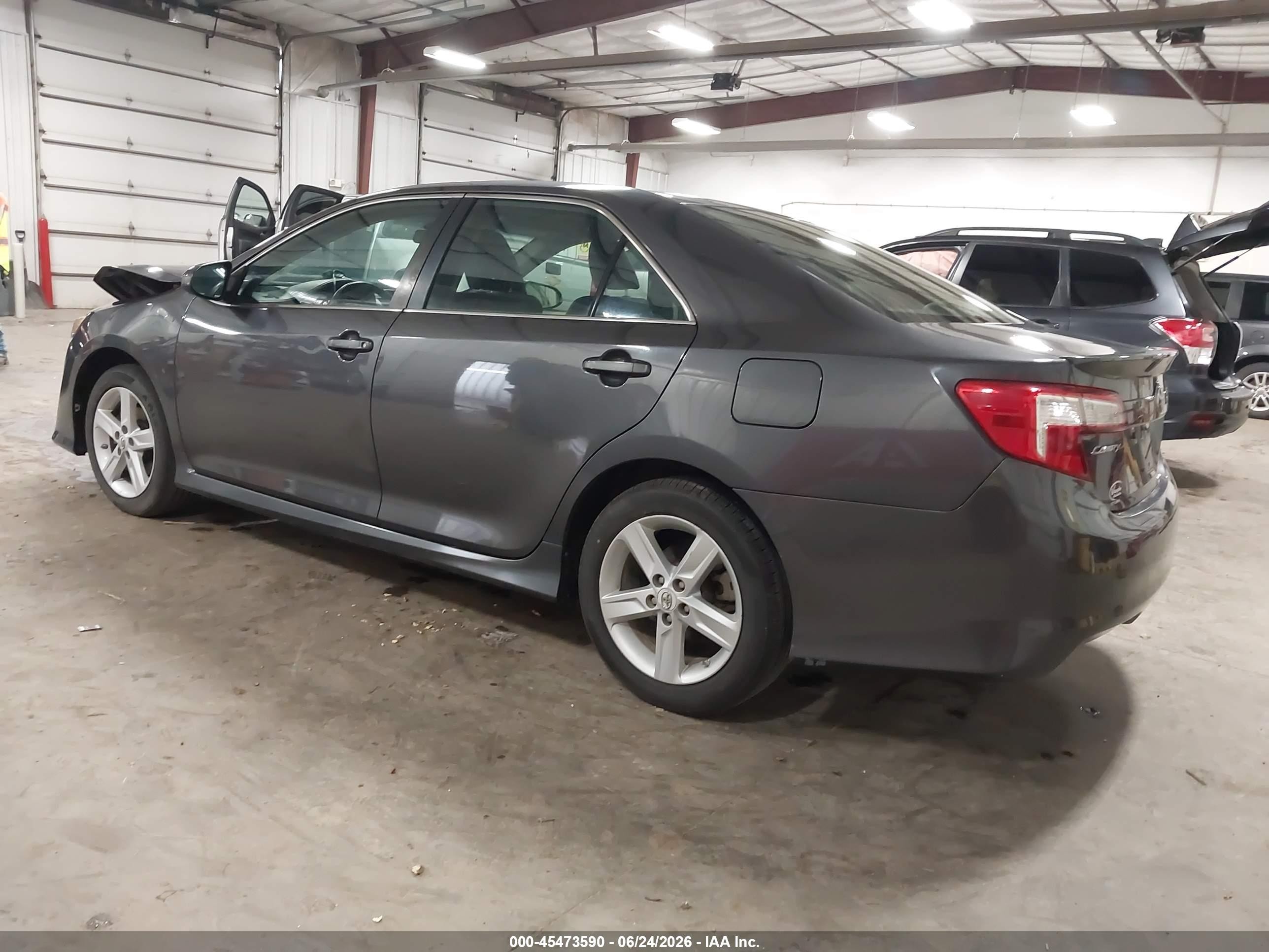 2012 Toyota Camry Se Gray vin: 4T1BF1FK8CU105464