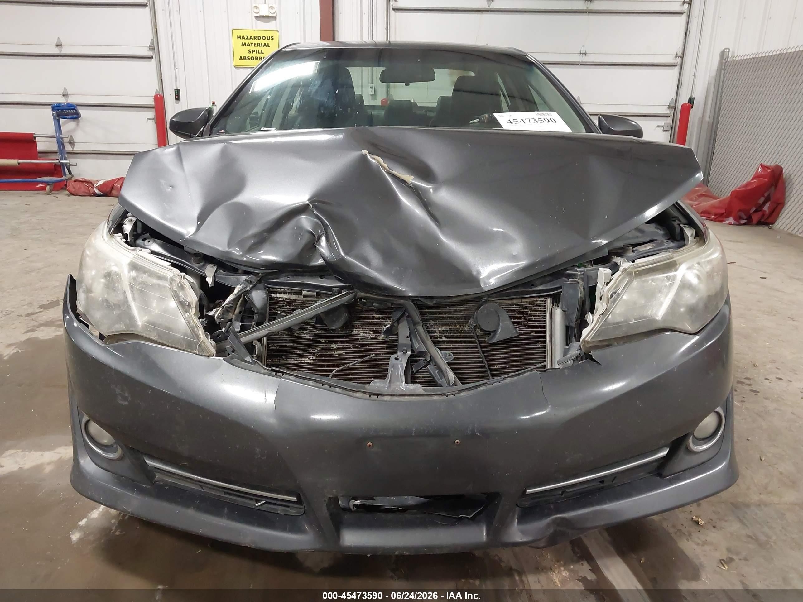 2012 Toyota Camry Se Gray vin: 4T1BF1FK8CU105464