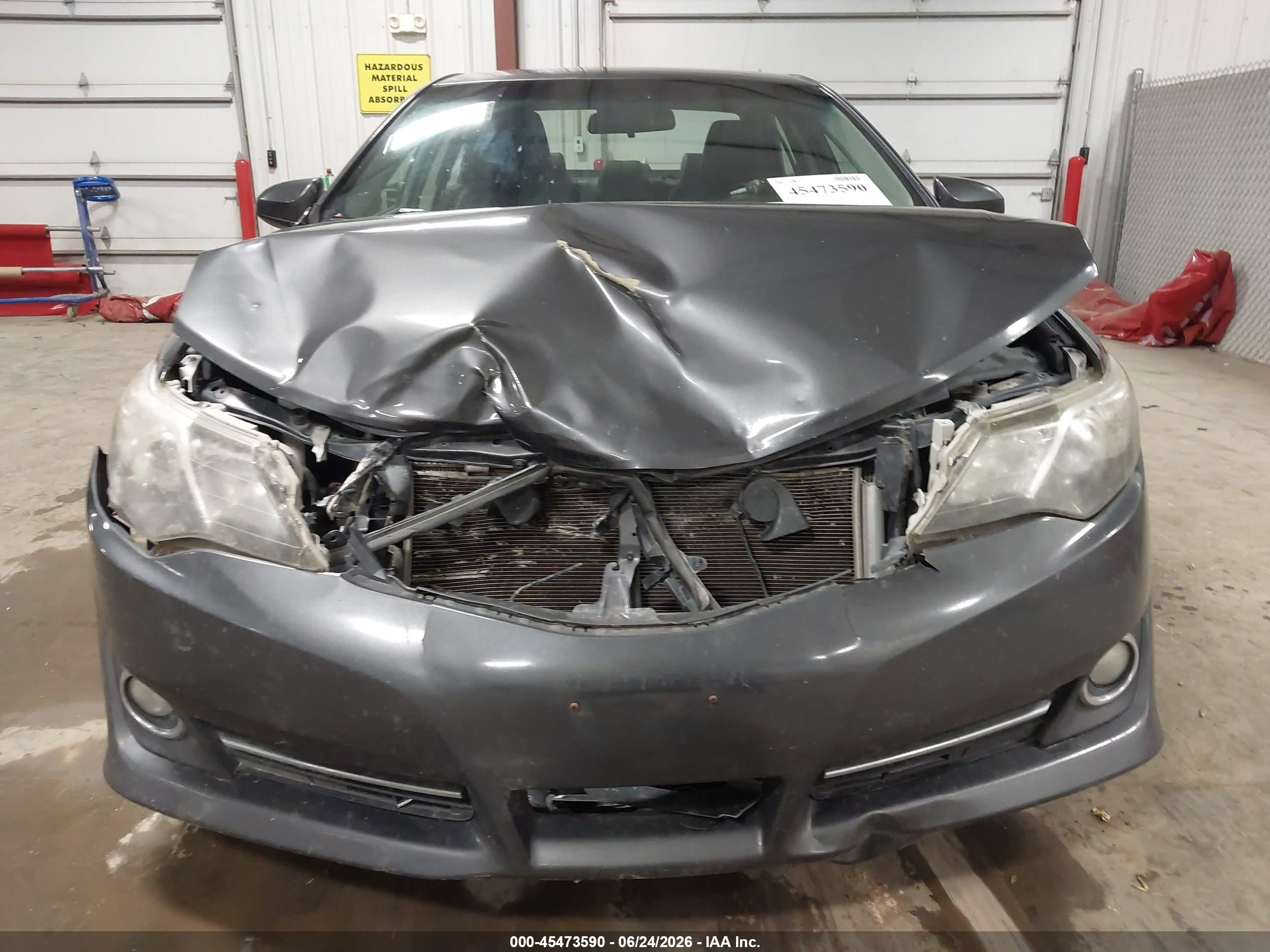 2012 Toyota Camry Se Gray vin: 4T1BF1FK8CU105464