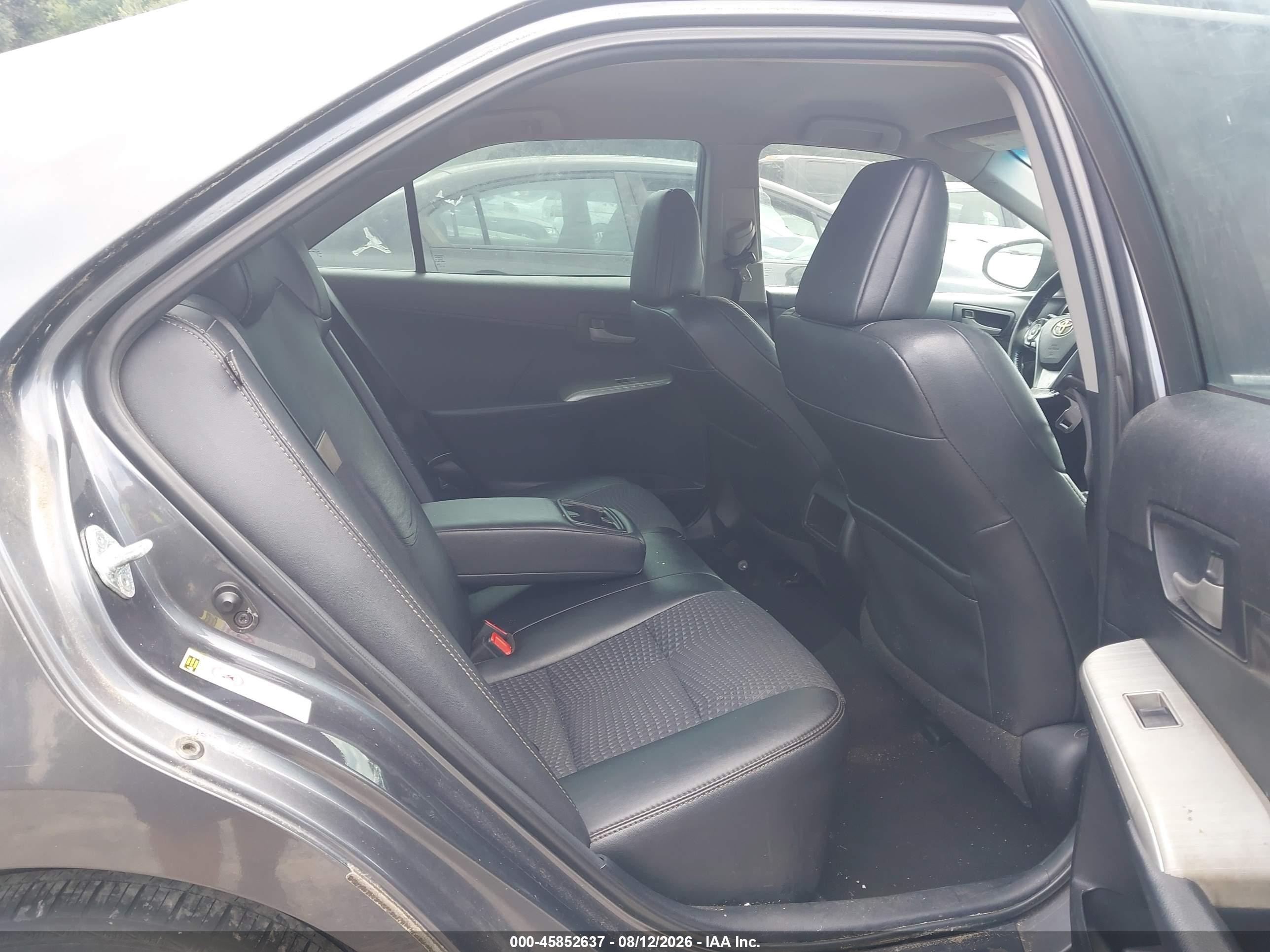 2012 Toyota Camry Se Gray vin: 4T1BF1FK8CU108624