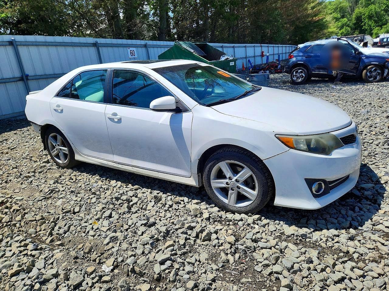 2012 Toyota Camry Se White vin: 4T1BF1FK8CU117260