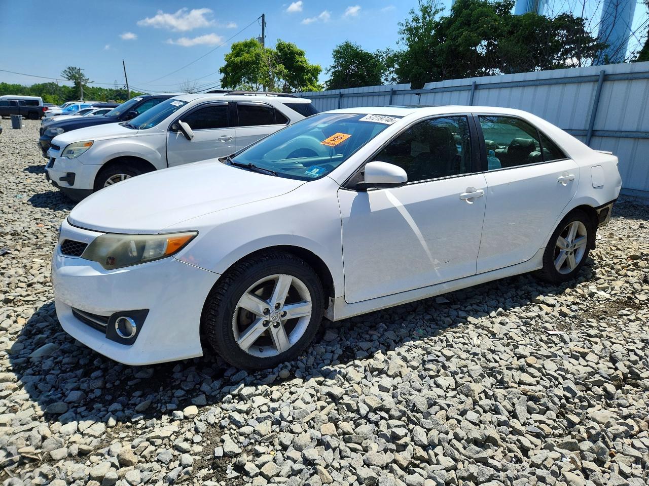 2012 Toyota Camry Se White vin: 4T1BF1FK8CU117260