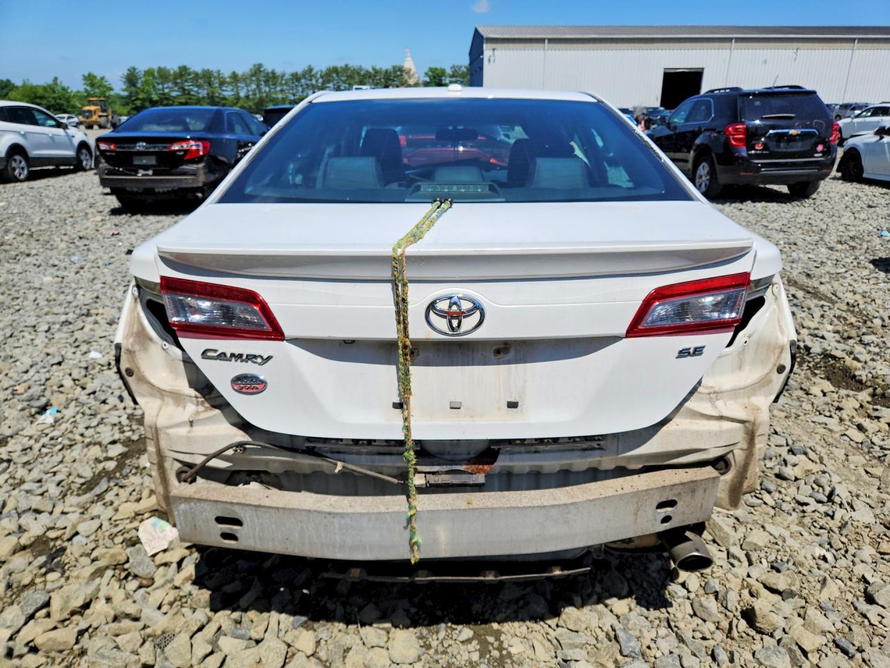 2012 Toyota Camry Se White vin: 4T1BF1FK8CU117260