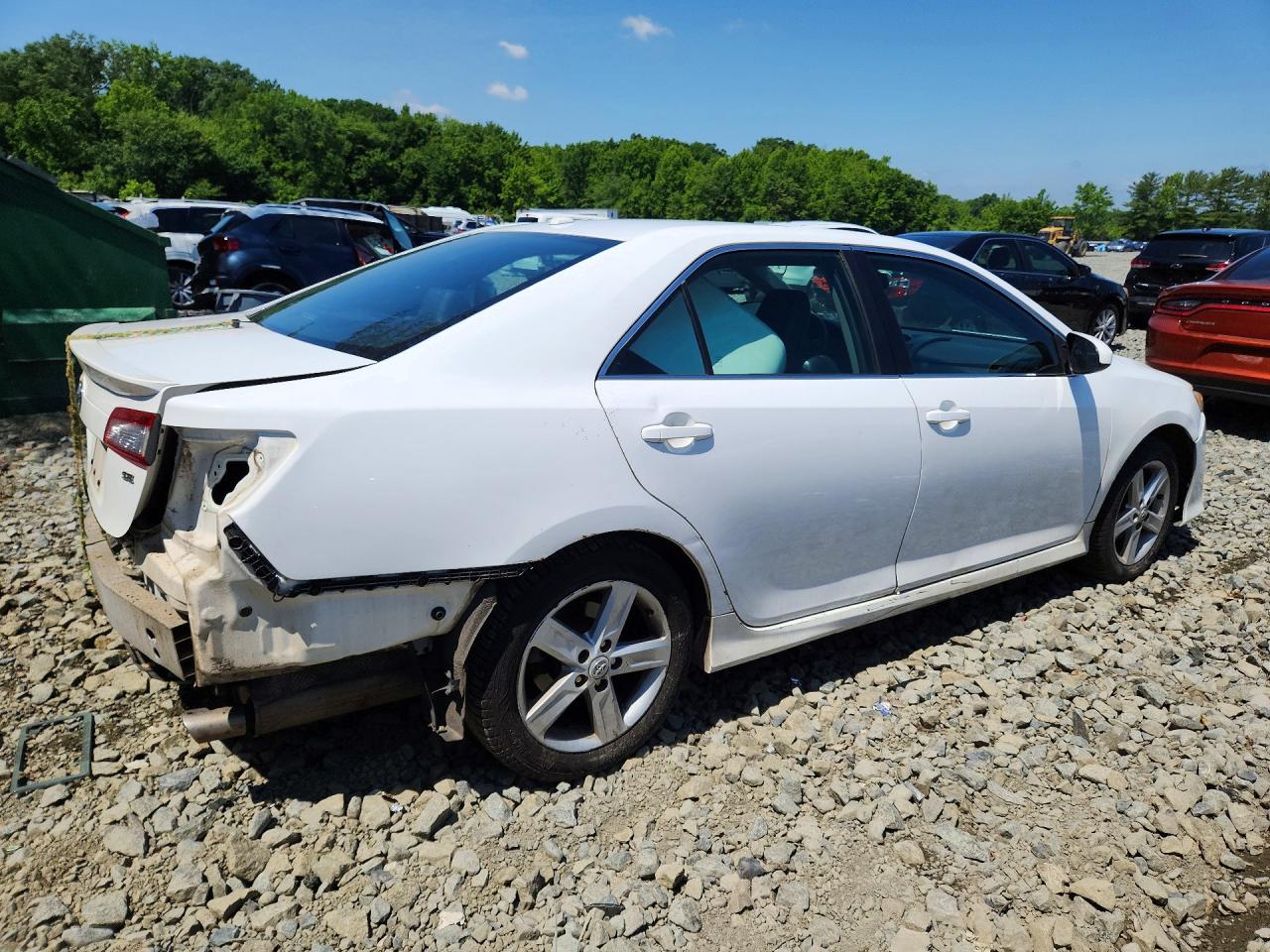 2012 Toyota Camry Se White vin: 4T1BF1FK8CU117260