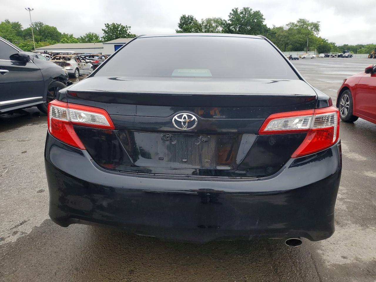2012 Toyota Camry Se Black vin: 4T1BF1FK8CU122006